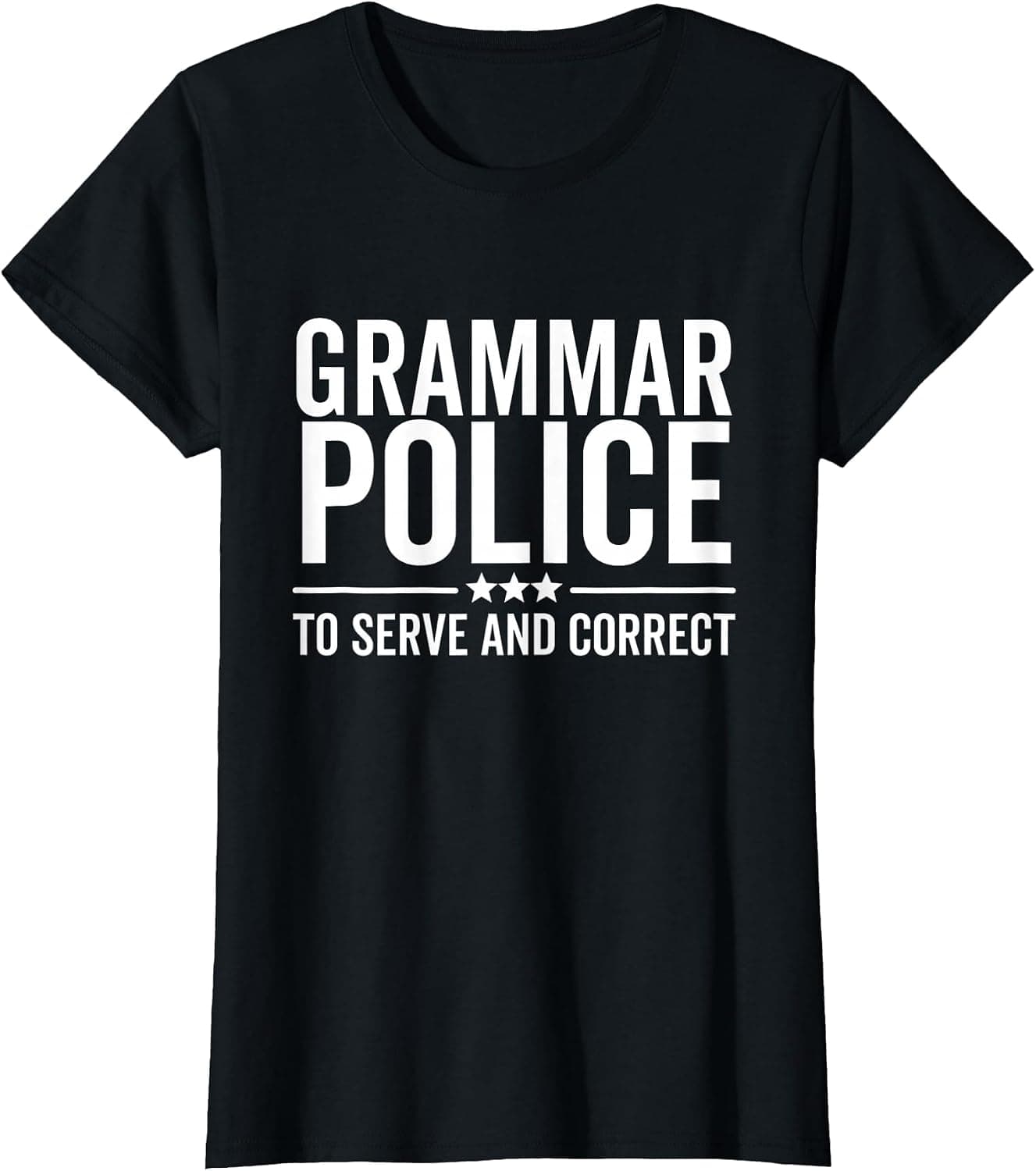 Grammar Police to Serve and Correct Funny Book Literature T-Shirt - Trending POD product with BSR 204,811