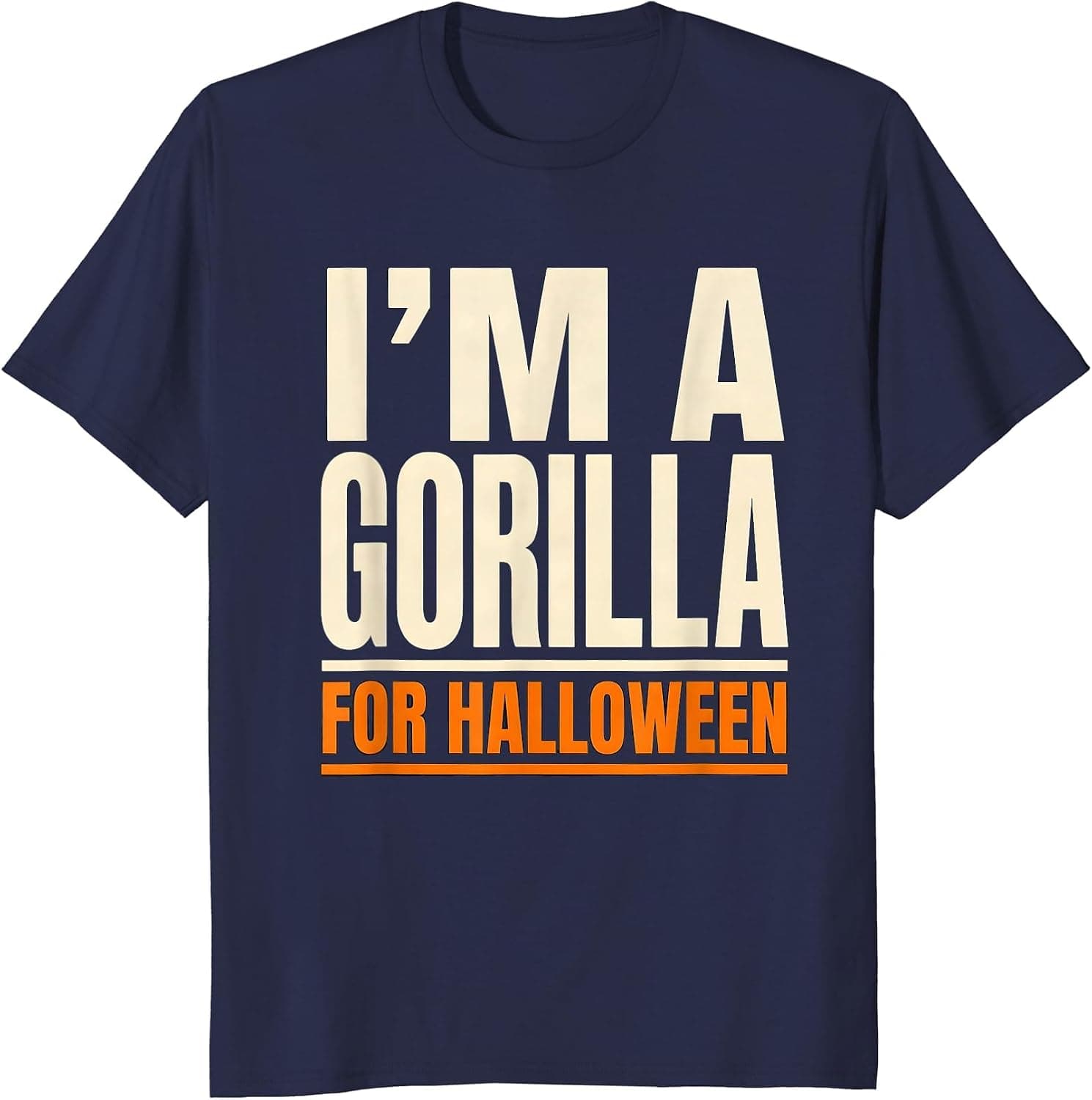 Men's I'm A Gorilla For Halloween Funny Costume Meme T-Shirt - Trending Amazon merch on demand shirt with BSR 1,306,398