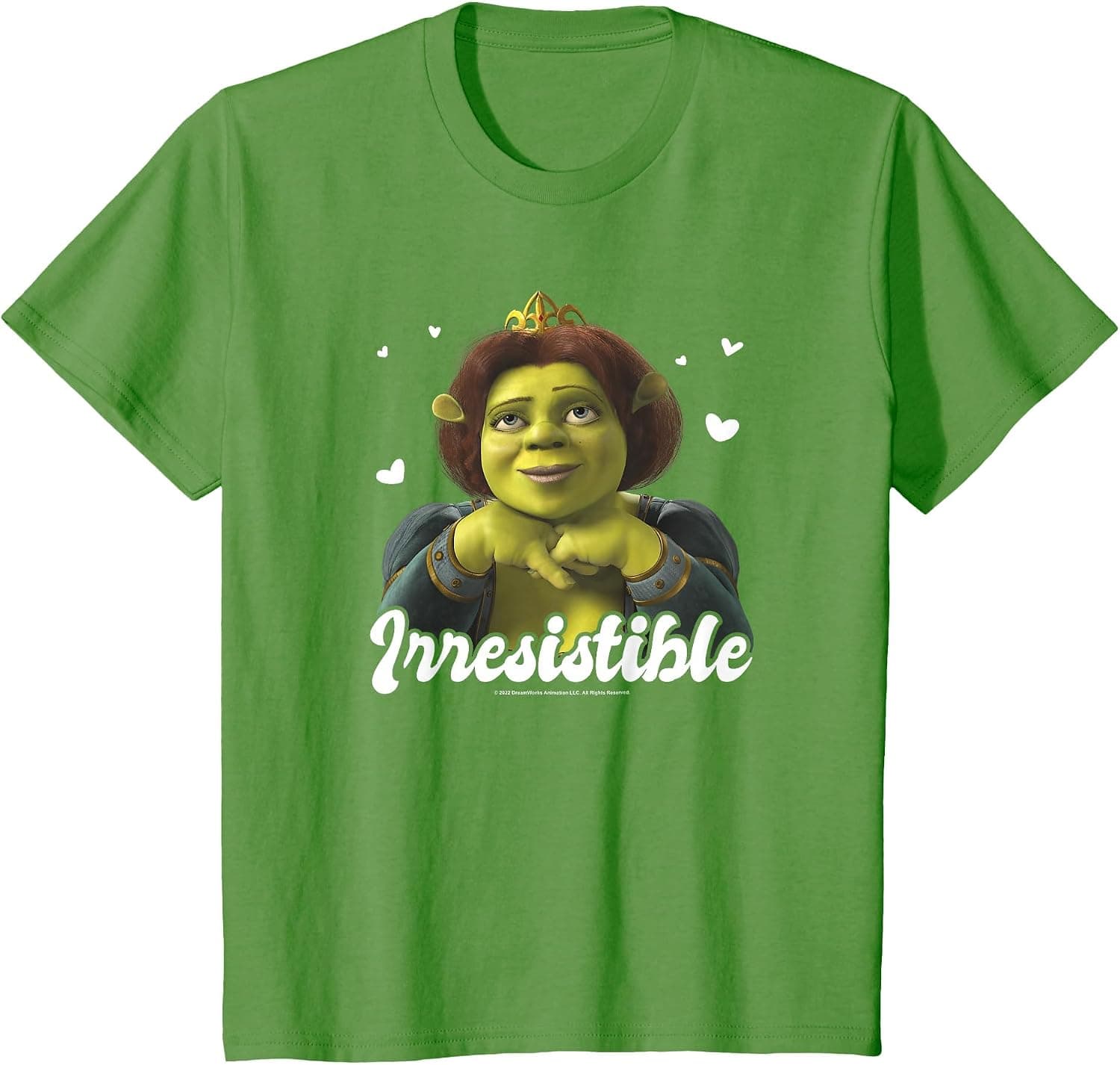 Shrek Valentine's Day Fiona Irresistible Floating Hearts T-Shirt - Trending POD product with BSR 733,773