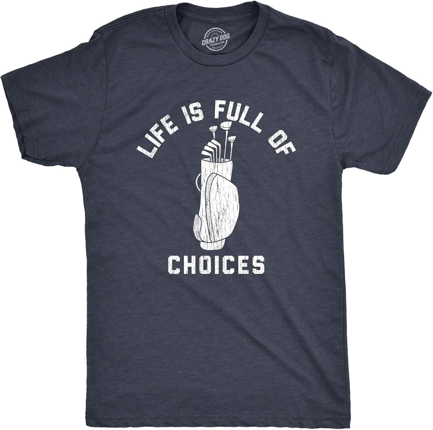 Funny Mens Golfing T Shirts Best Dad by Par and Other Graphic Golf Tees for Dads - Trending POD product with BSR 72,886