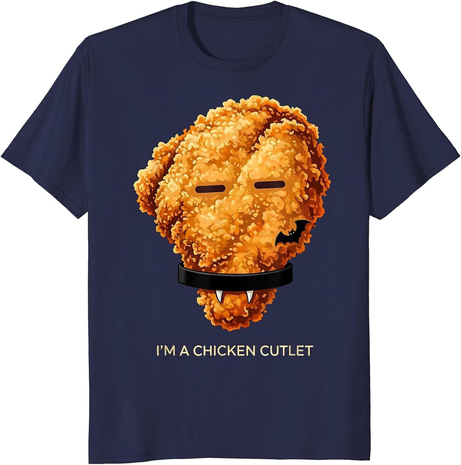 Men's I'm A Chicken Cutlet Funny Lazy Halloween Chicken Nugget T-Shirt - Trending Amazon merch on demand shirt with BSR 1,517,040
