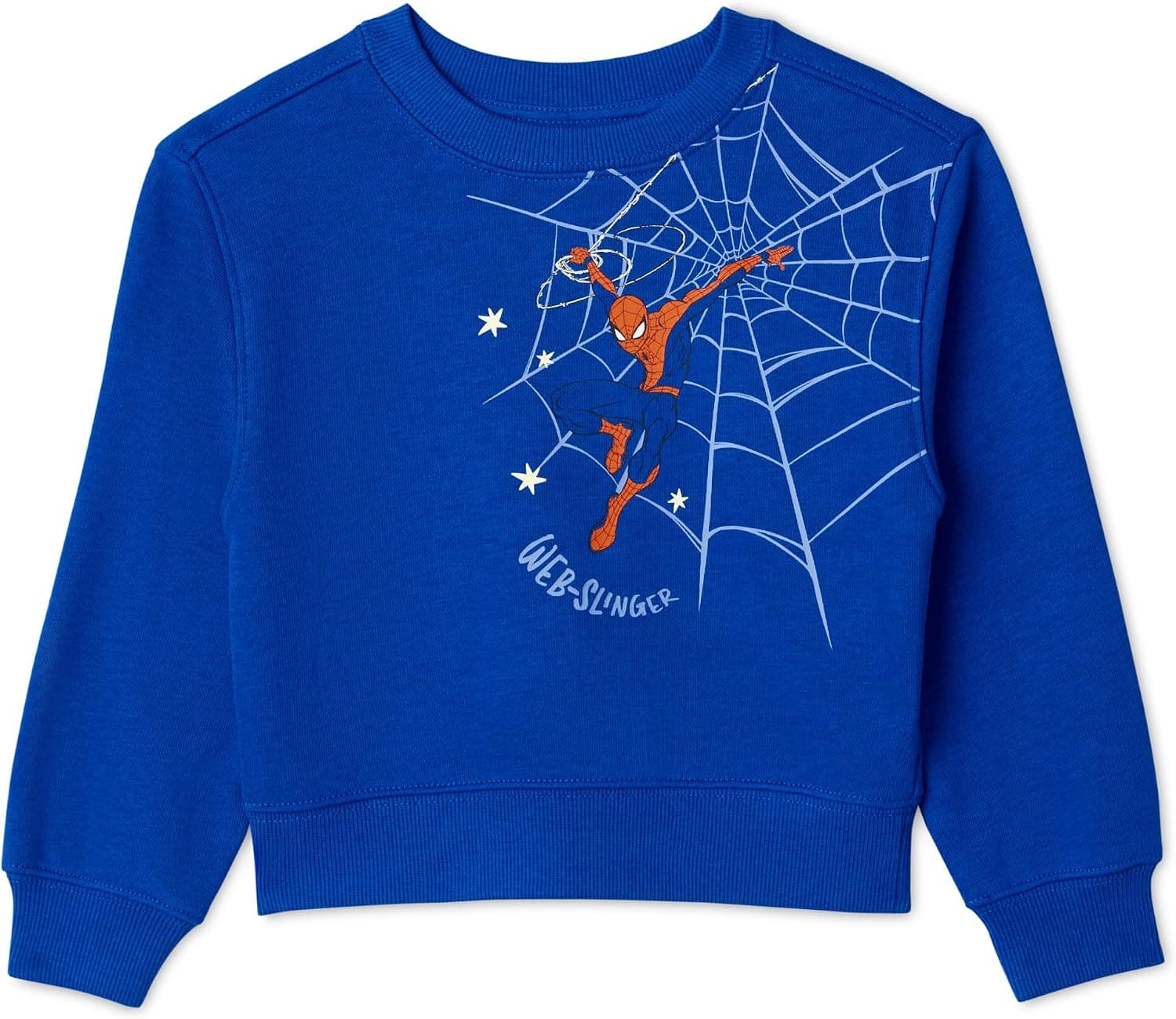 Amazon Essentials Boys' French Terry Regular Fit Crew Neck Sweatshirt - Trending Amazon merch on demand shirt with BSR 37,403