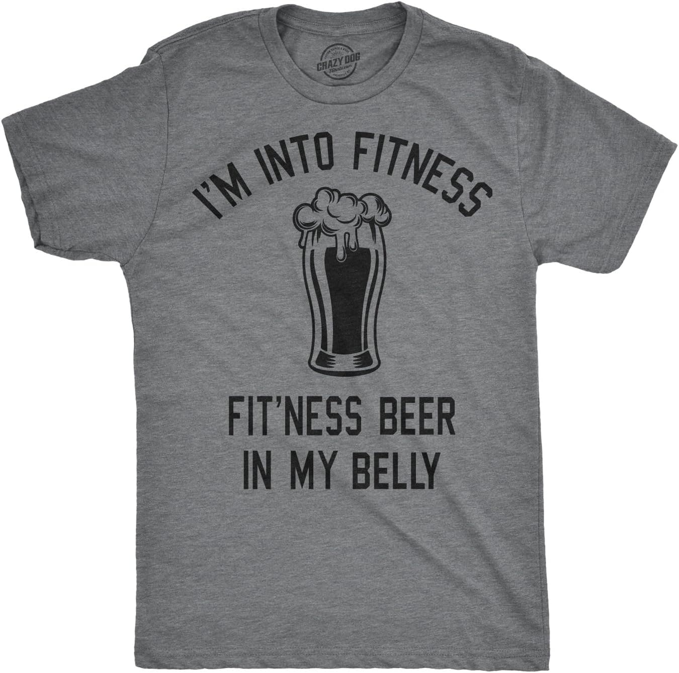 Im Into Fitness Fitting This Beer in My Belly T Shirt Funny Drinking Tee - Trending POD product with BSR 120,637