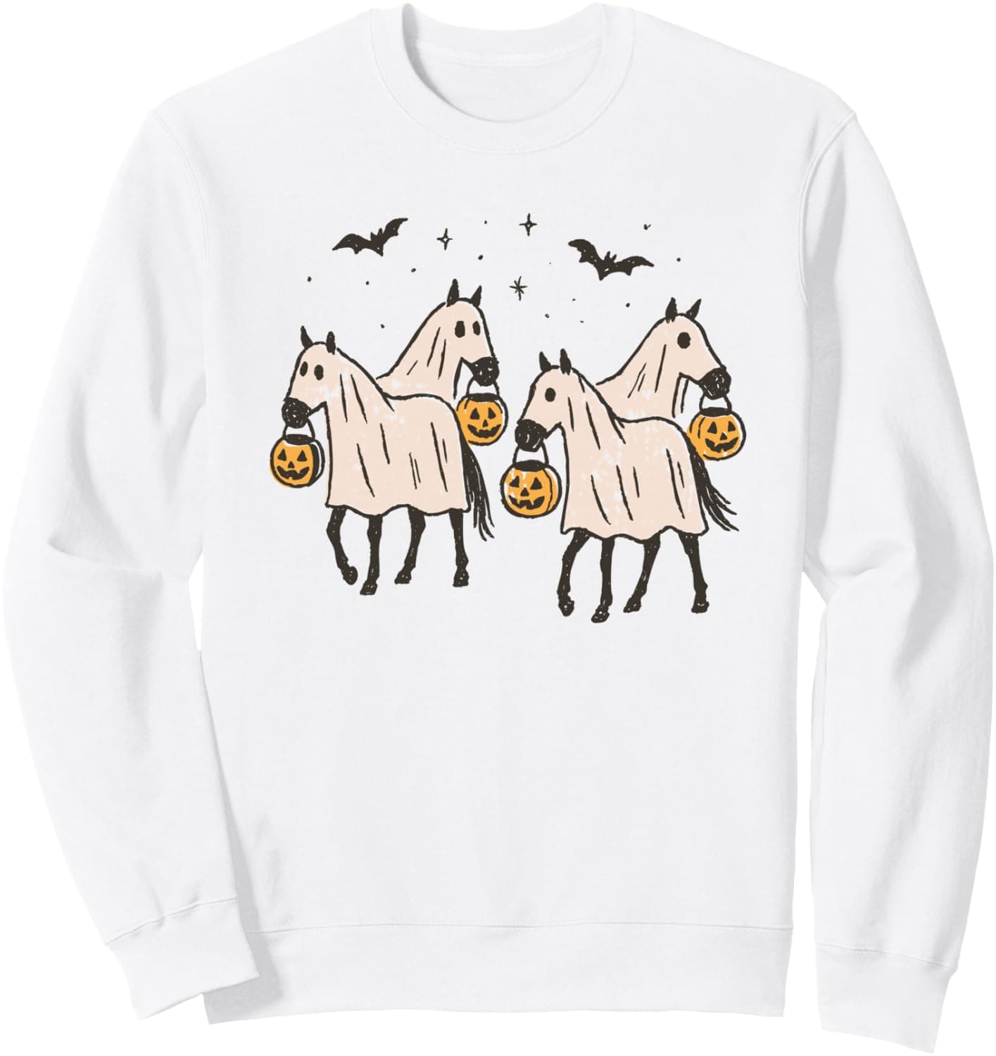 halloween horse ghost Sweatshirt - Trending POD product with BSR 1,525,643