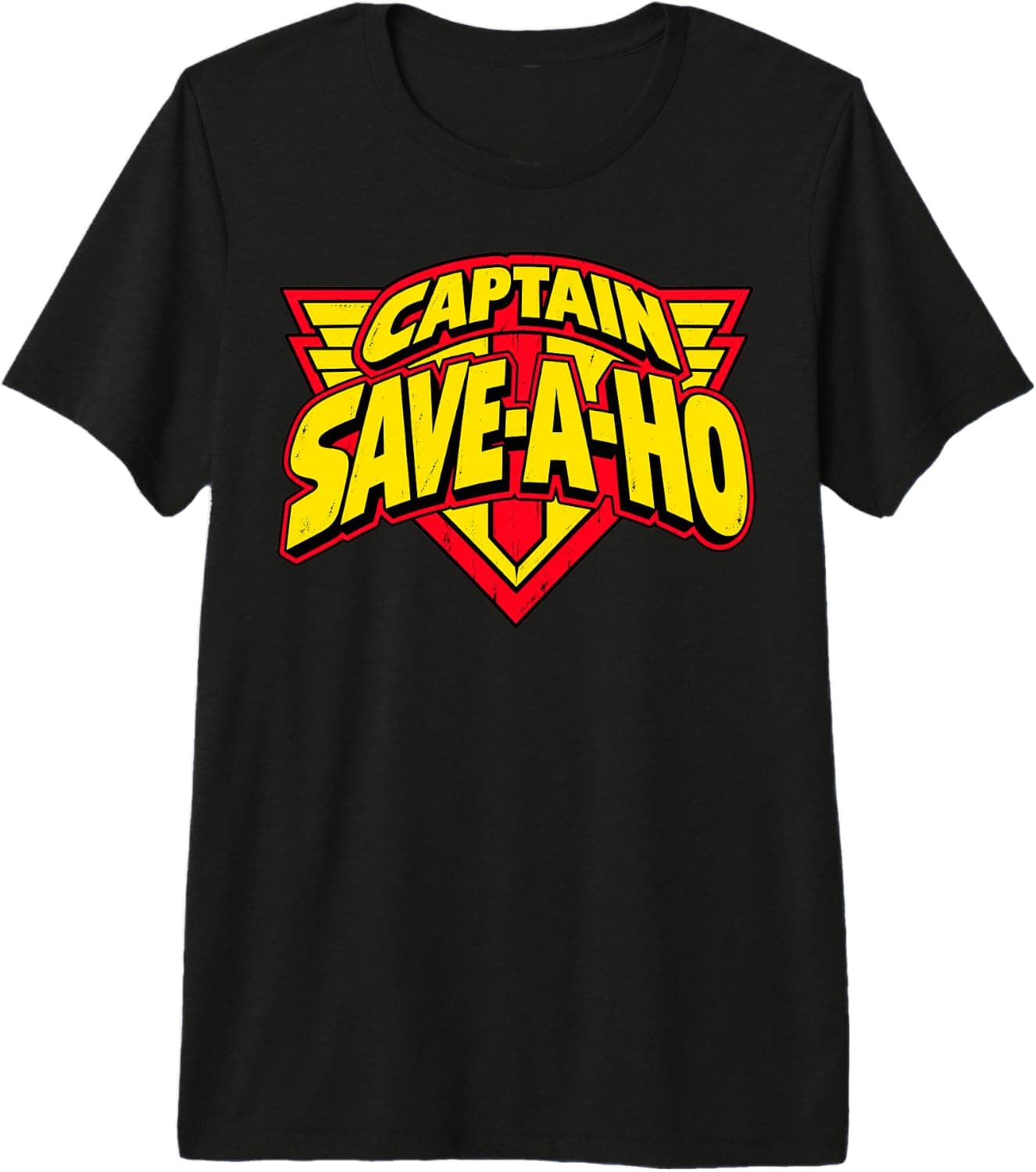 Inappropriate Funny Captain Save A Hoe Sarcastic Meme Premium Tri-Blend T-Shirt - Trending Amazon merch on demand shirt with BSR 666,117
