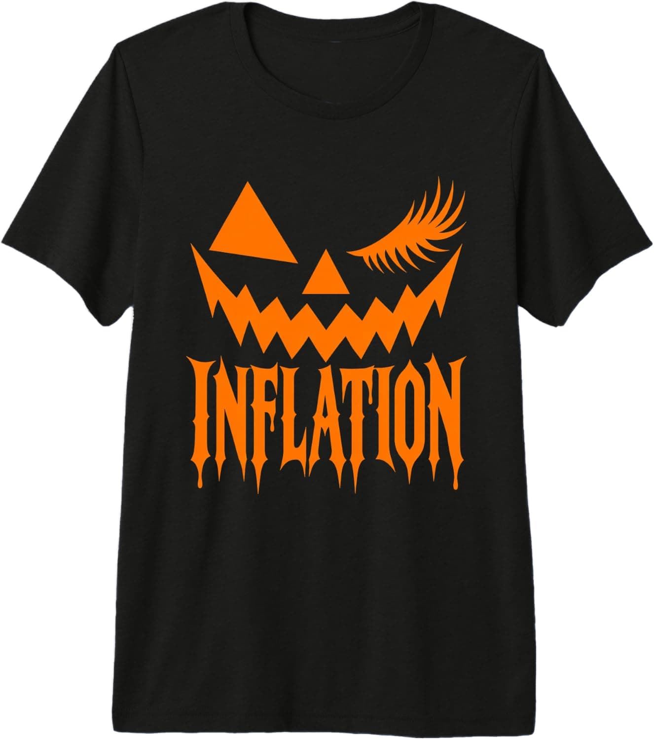 Due to Inflation This is My Funny Halloween Costume Couple Premium Tri-Blend T-Shirt - Trending Amazon merch on demand shirt with BSR 1,848,495