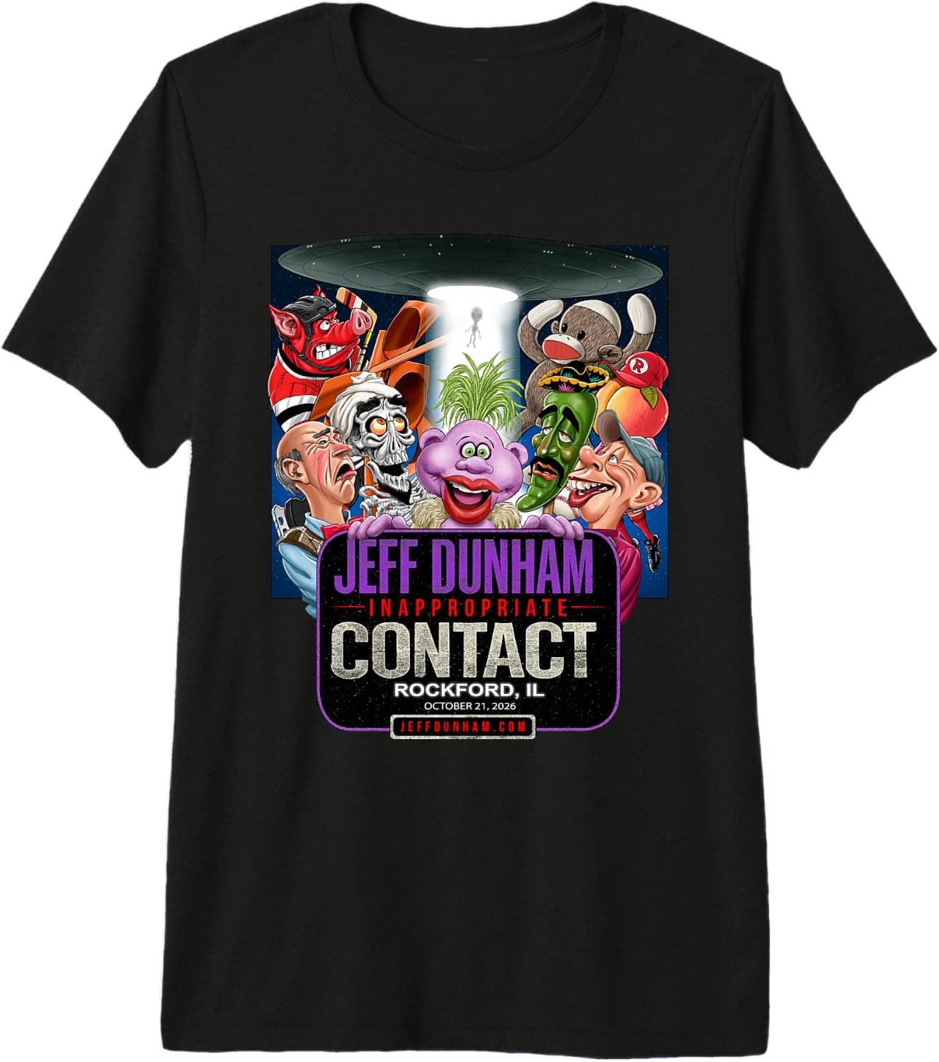 Jeff Dunham Rockford, IL Premium Tri-Blend T-Shirt - Trending POD product with BSR 443,114