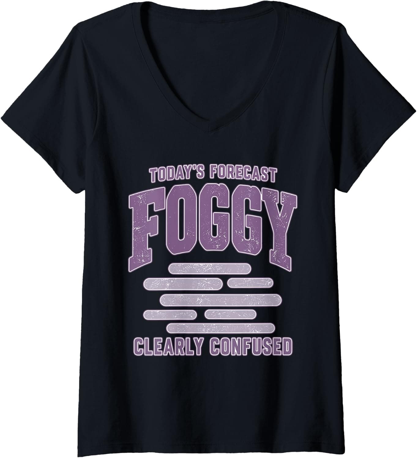 Women's Funny Weather Forecast Group Matching Halloween Costume V-Neck T-Shirt - Trending Amazon merch on demand shirt with BSR 1,092,587