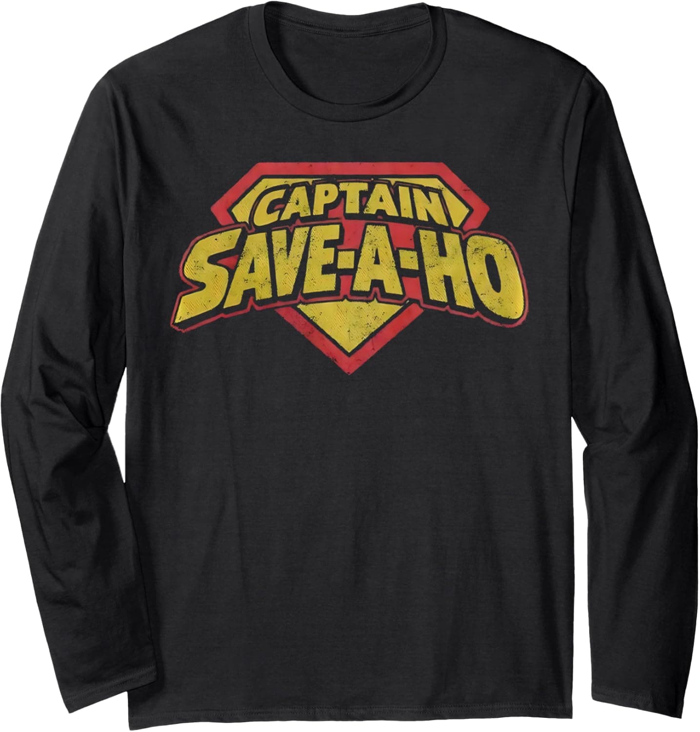 Vintage Costume Halloween Captain Save a Hoe Long Sleeve T-Shirt - Trending POD product with BSR 350,017