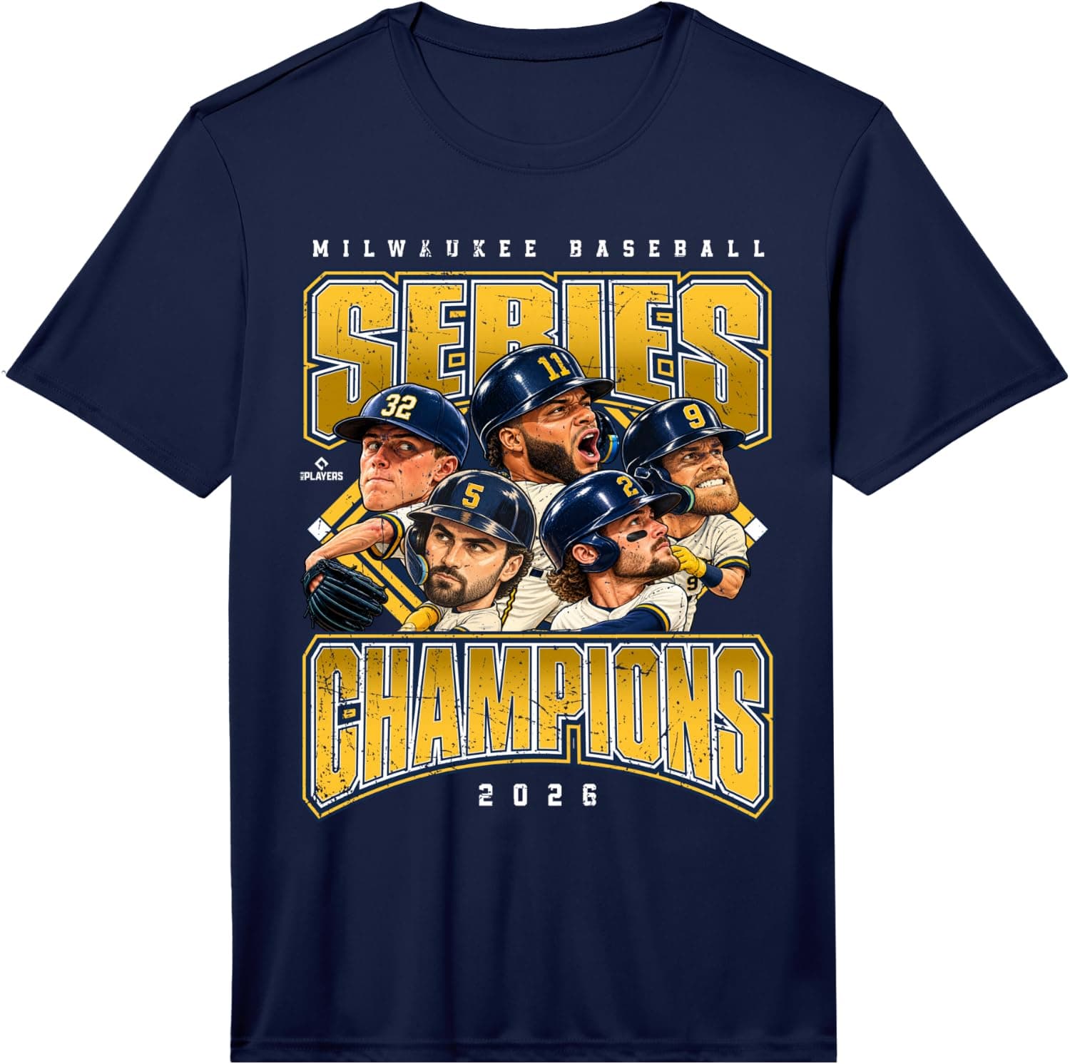 Milwaukee | 2026 World Champions | Official MLBPA Performance T-Shirt - Trending POD product with BSR 1,044,484