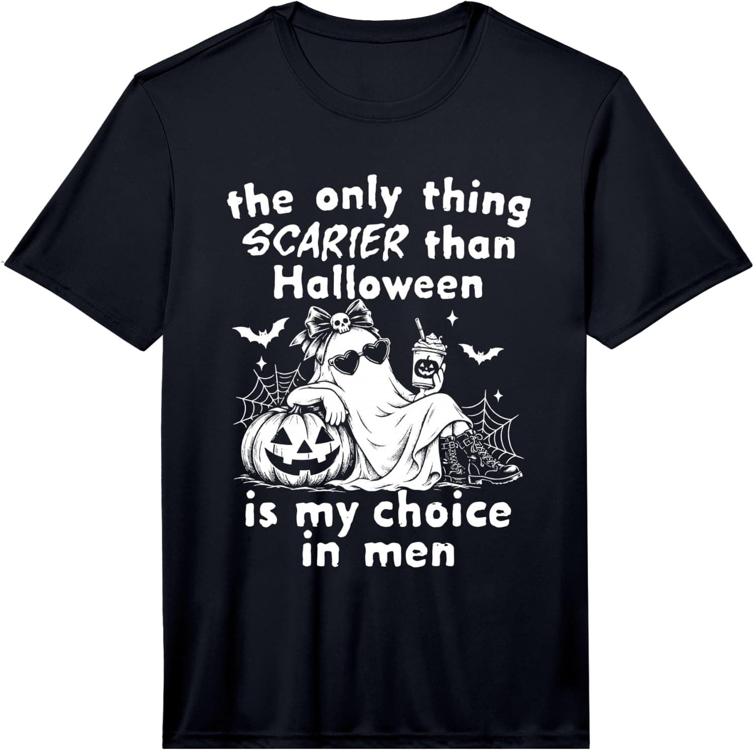 Men's The Only Thing Scarier Than Halloween is My Choice in Men Performance T-Shirt - Trending Amazon merch on demand shirt with BSR 1,348,288