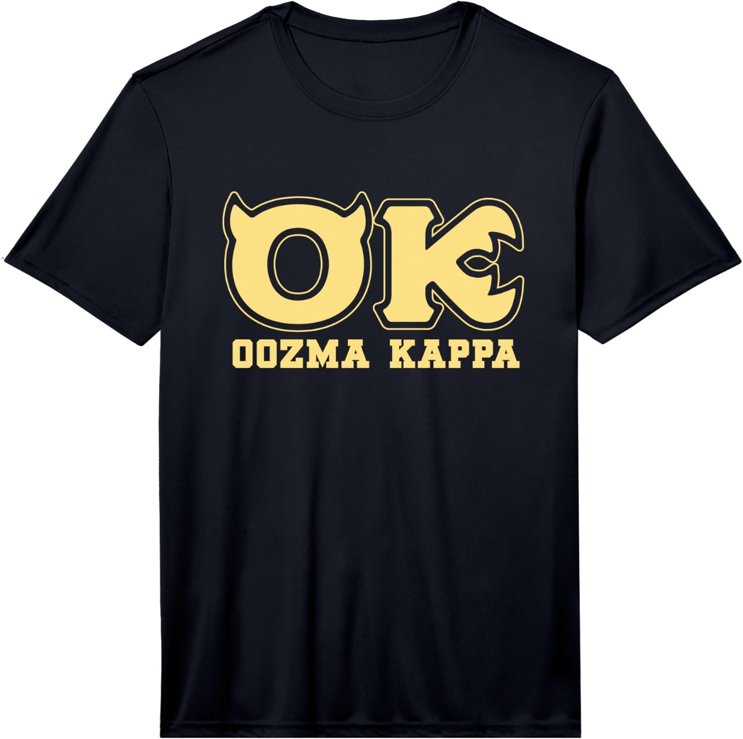 Disney Pixar Monsters University Oozma Kappa OK Logo Performance T-Shirt - Trending Amazon merch on demand shirt with BSR 972,245