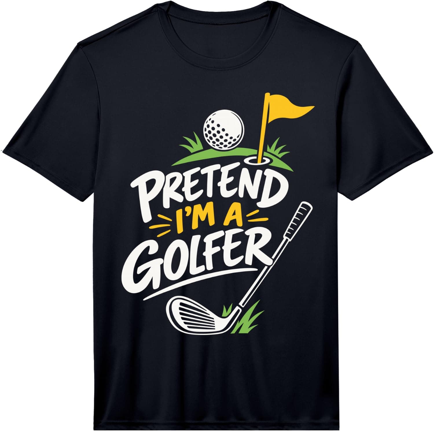 Pretend I'm A Golfer Easy Lazy Halloween Costume Performance T-Shirt - Trending Amazon merch on demand shirt with BSR 1,073,218