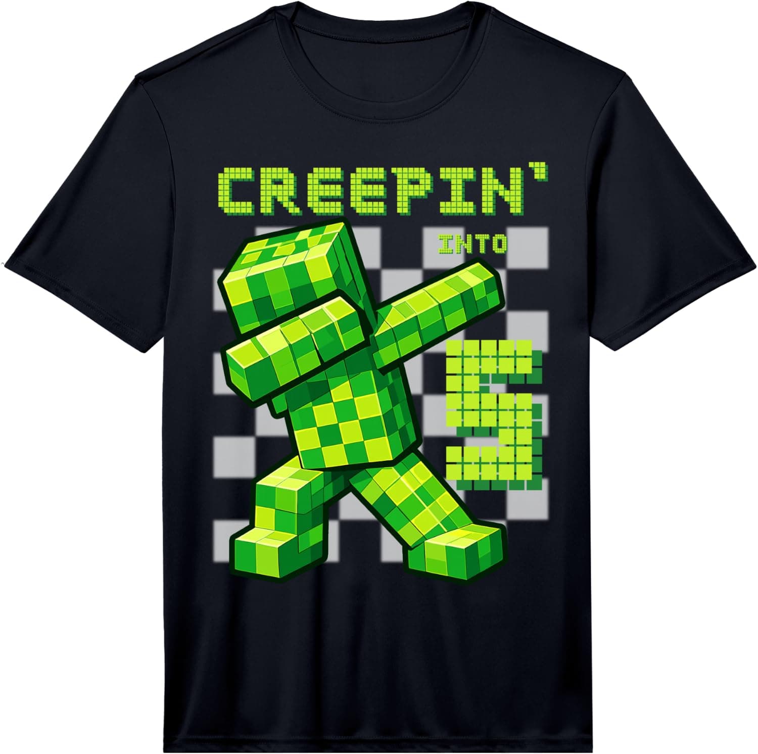 It's My 5th Birthday Boy Gamer Creepin’ Into 5 Gamer Performance T-Shirt - Trending POD product with BSR 1,224,598