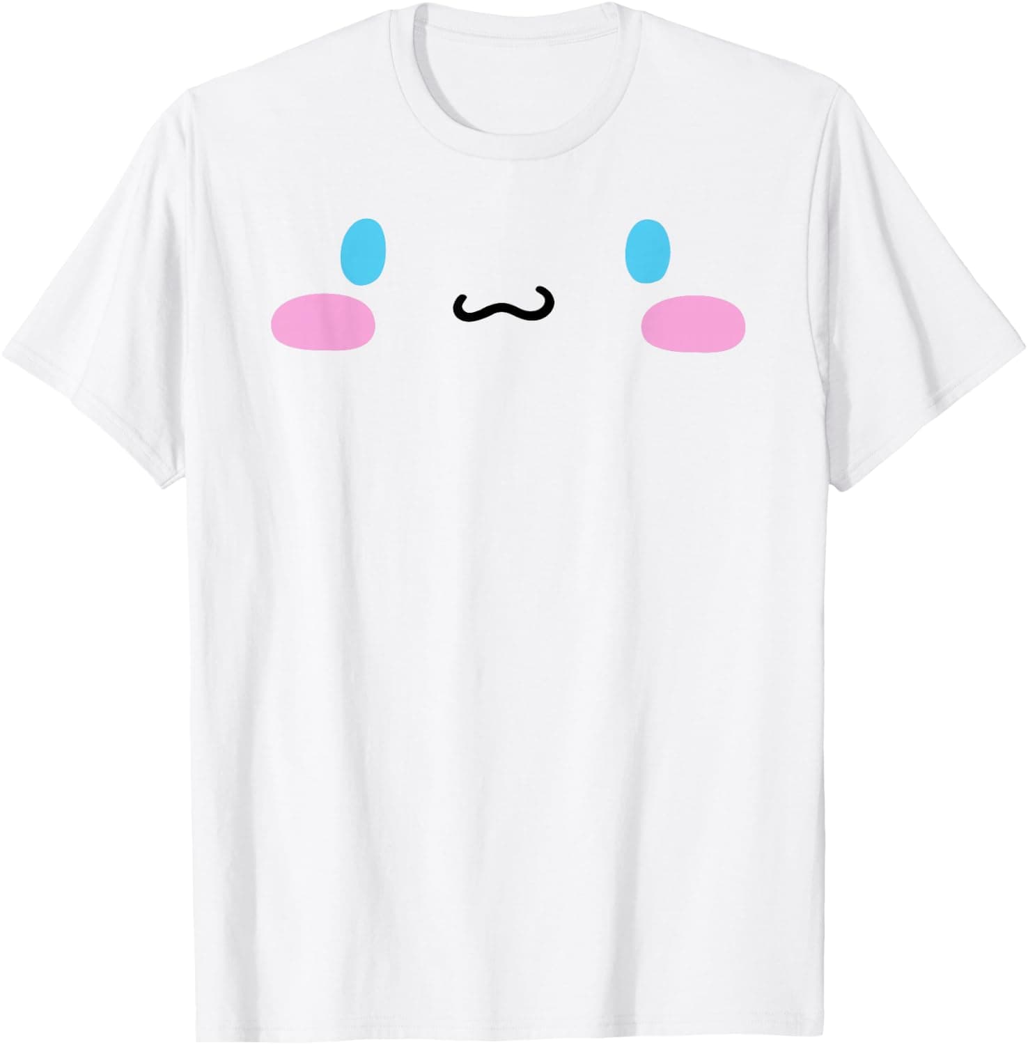 Hello Kitty and Friends Cinnamoroll Big Face Center Chest T-Shirt - Trending POD product with BSR 720,784