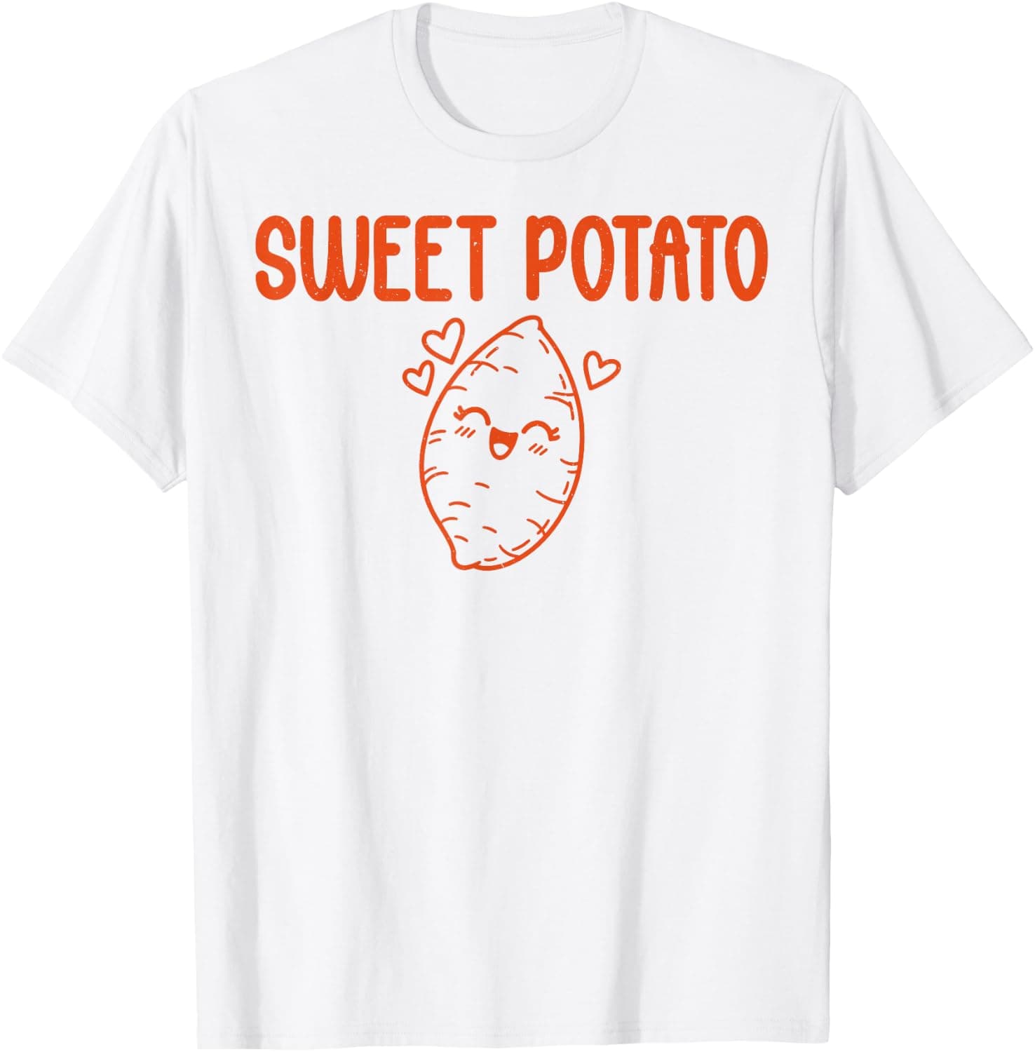 Thanksgiving Couples Shirt Sweet Potato& Kind of Rude Potato T-Shirt - Trending Amazon merch on demand shirt with BSR 1,214,785