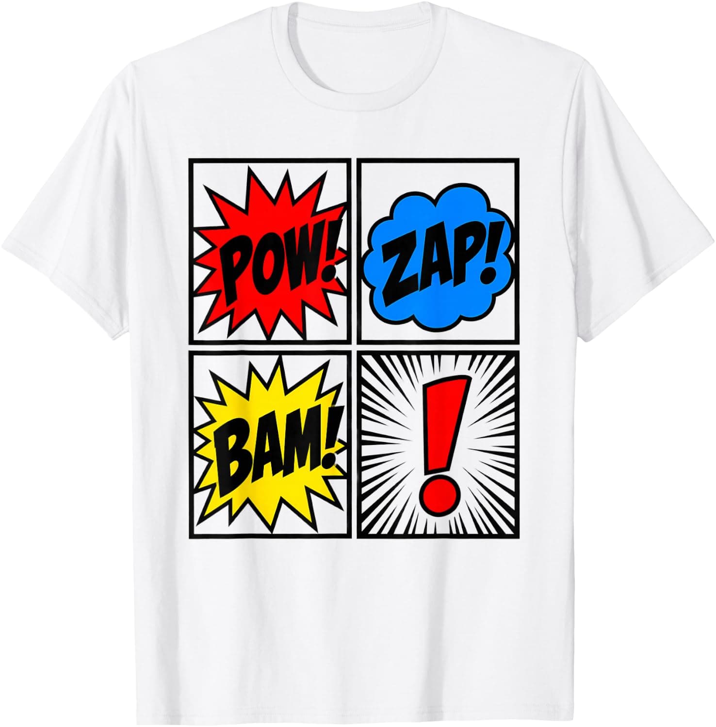 Comic Book POW ZAP BAM Halloween Funny Easy Outfit T-Shirt - Trending POD product with BSR 1,608,205