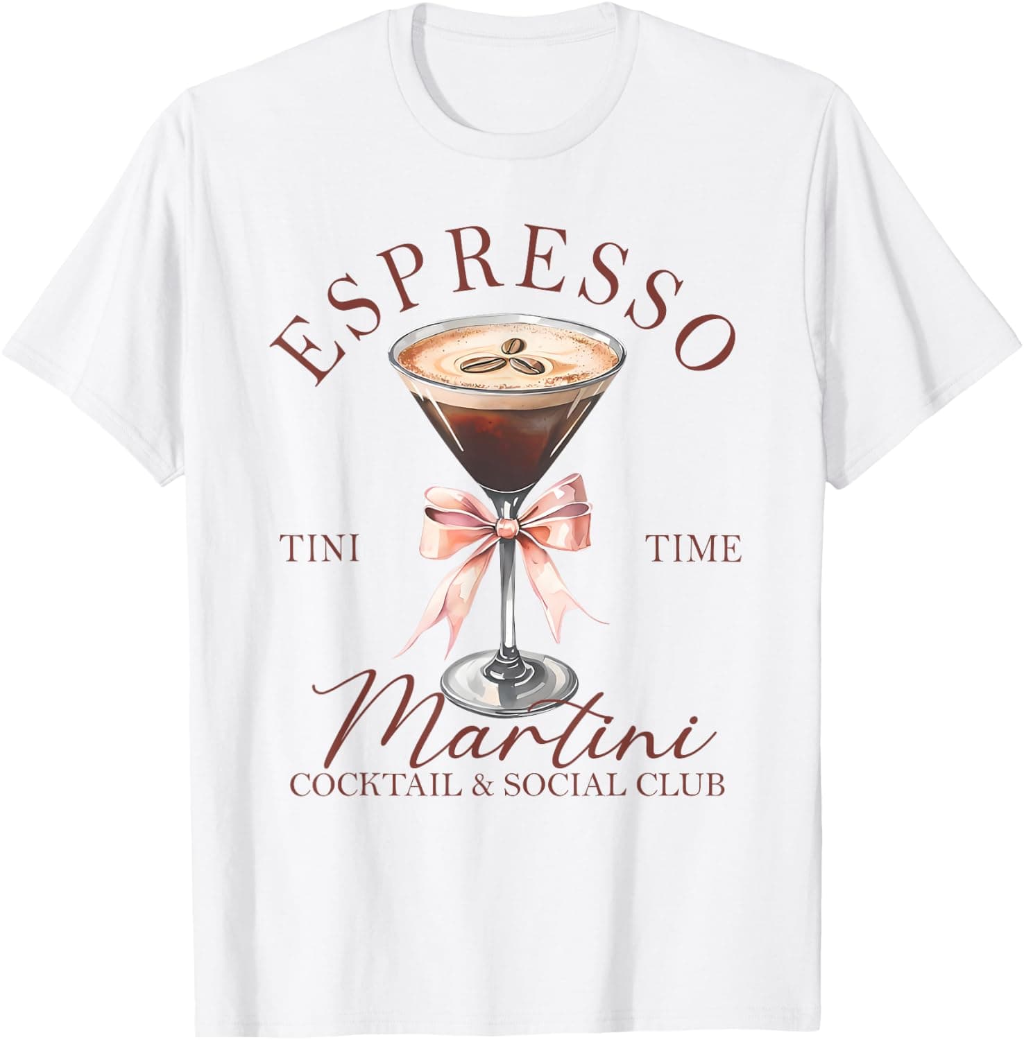 Espresso Martini Social Club Drinking Cocktail T-Shirt - Trending POD product with BSR 159,392