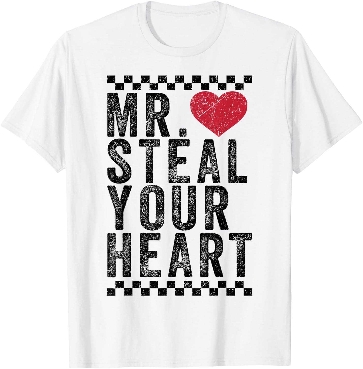 Funny Valentines Day Mr. Steal Your Heart Toddler Kids Boys T-Shirt - Trending POD product with BSR 192,346