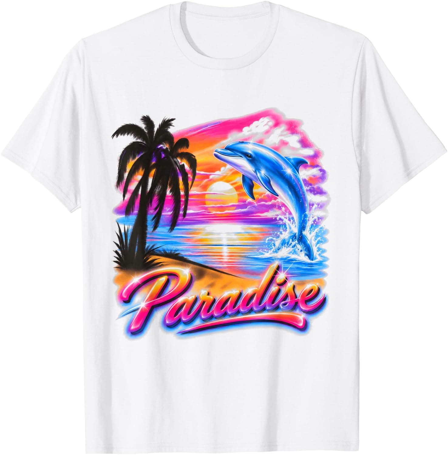 Airbrush Dolphin T-Shirt - Trending POD product with BSR 904,449