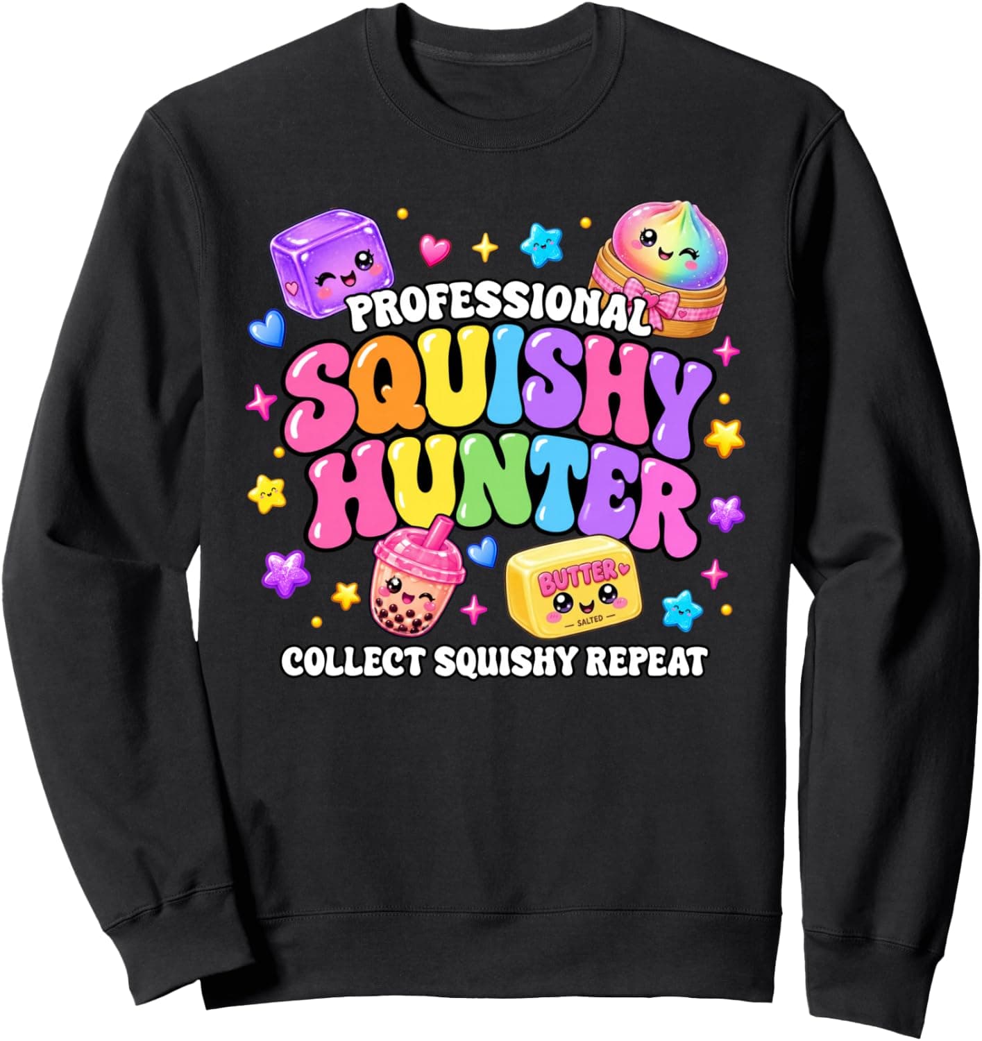 Professional Squishy Hunter Kawaii Squishy Dumpling Butter Sweatshirt - Trending POD product with BSR 593,693