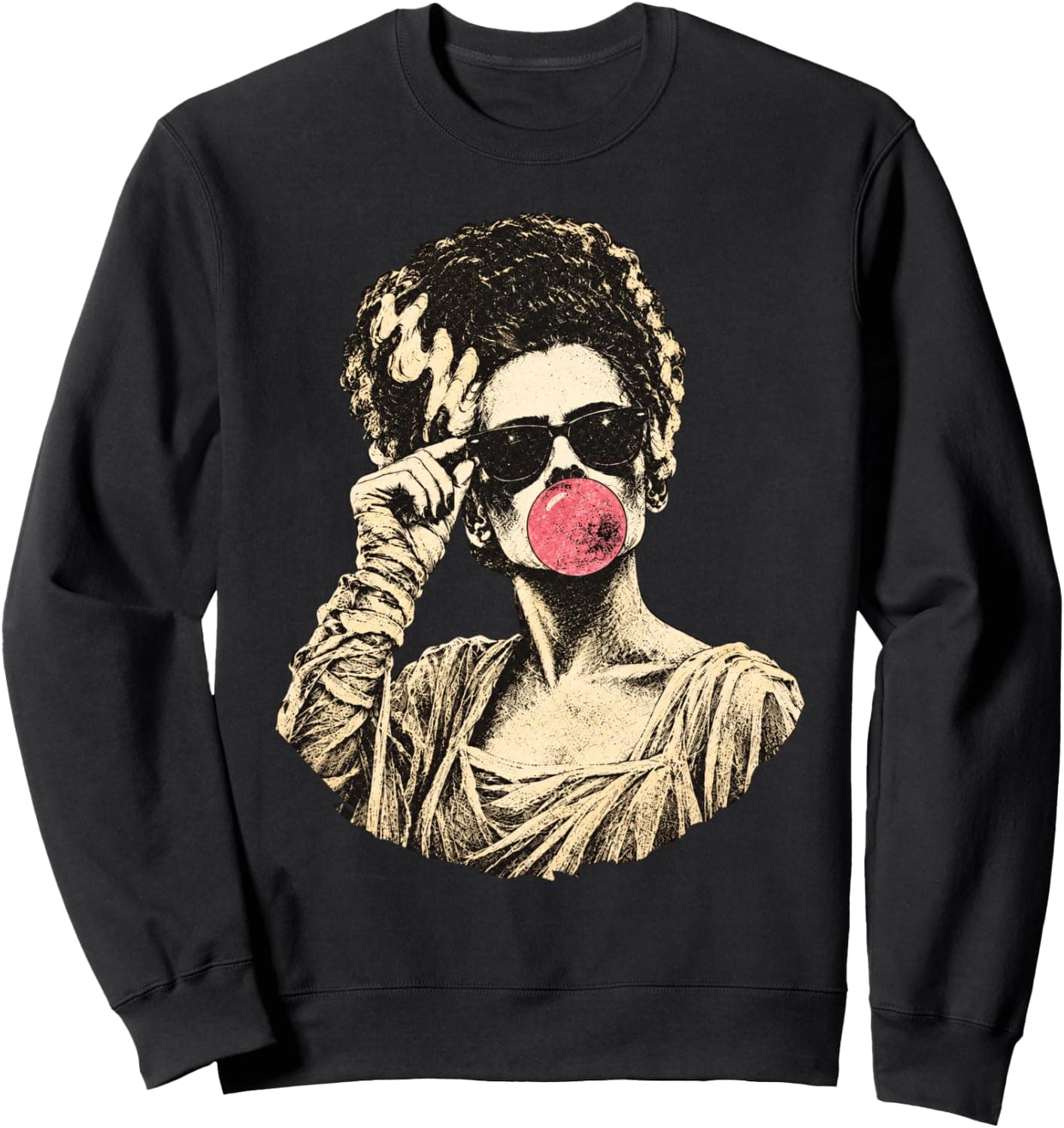Bride Frankenstein Spooky Season Vintage Halloween Sweatshirt - Trending POD product with BSR 1,141,005