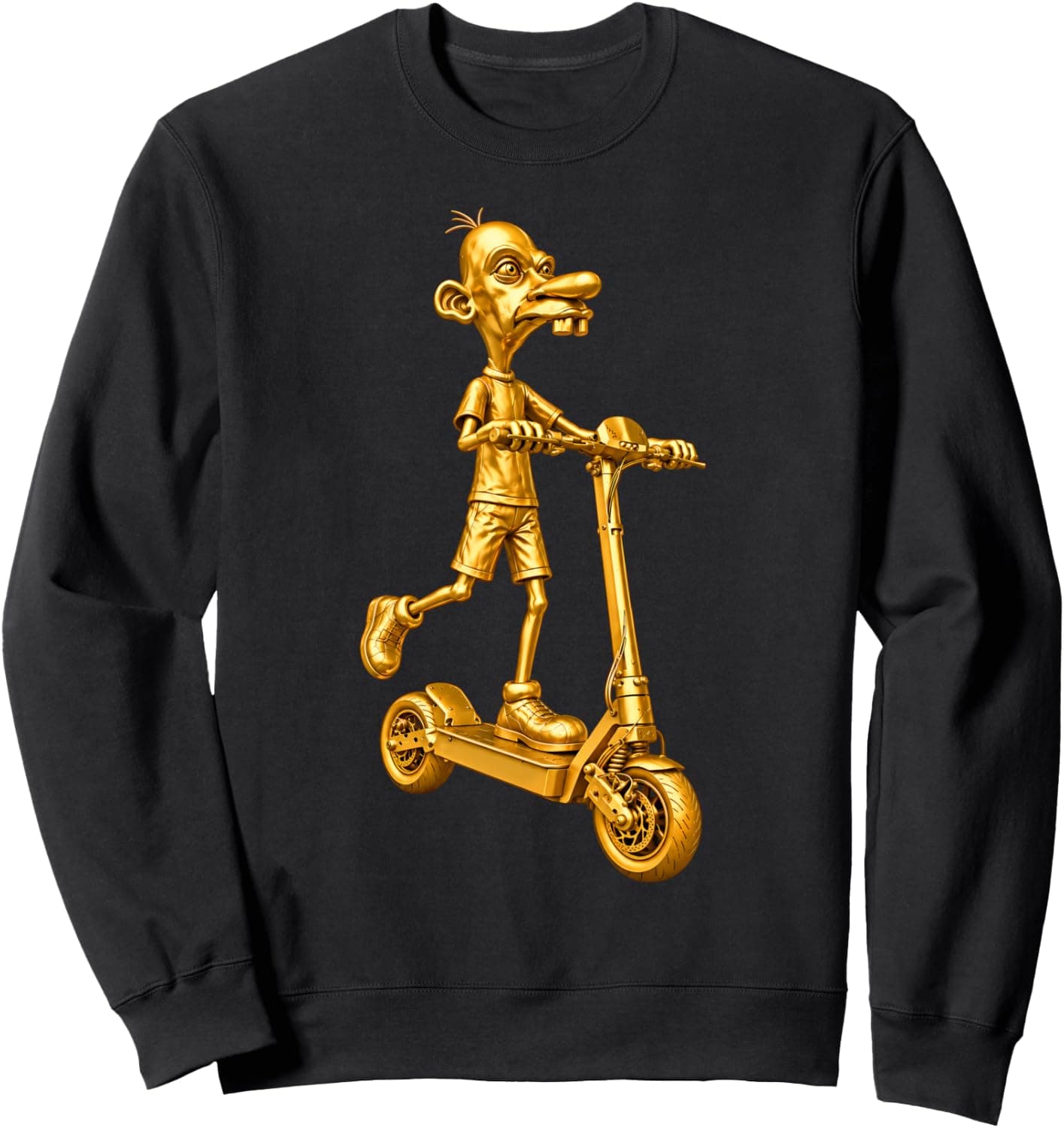Rich Neegy Gold Funny Brainrot Meme Tuff Gen Alpha Gen Z Sweatshirt - Trending Amazon merch on demand shirt with BSR 1,275,714