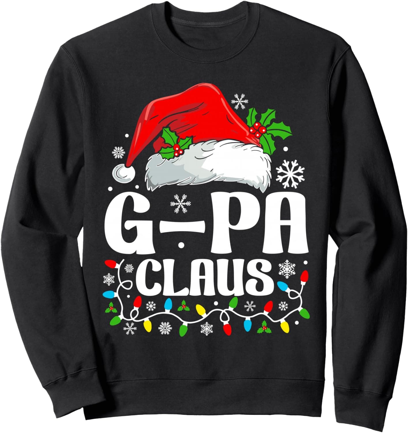 G-pa Claus Funny Christmas Family Matching Sweatshirt - Trending Amazon merch on demand shirt with BSR 1,364,783