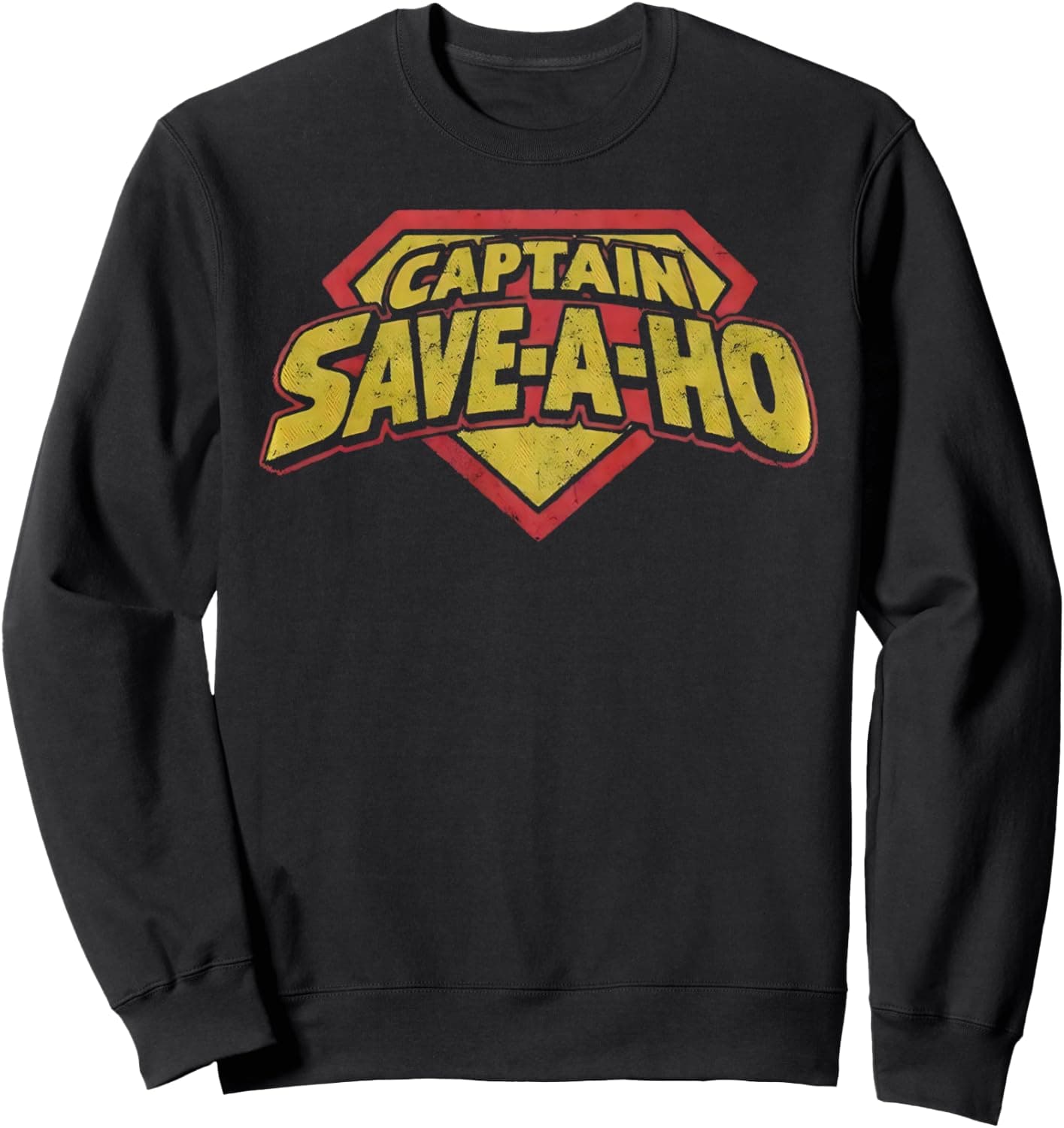 Vintage Costume Halloween Captain Save a Hoe Sweatshirt - Trending POD product with BSR 703,217