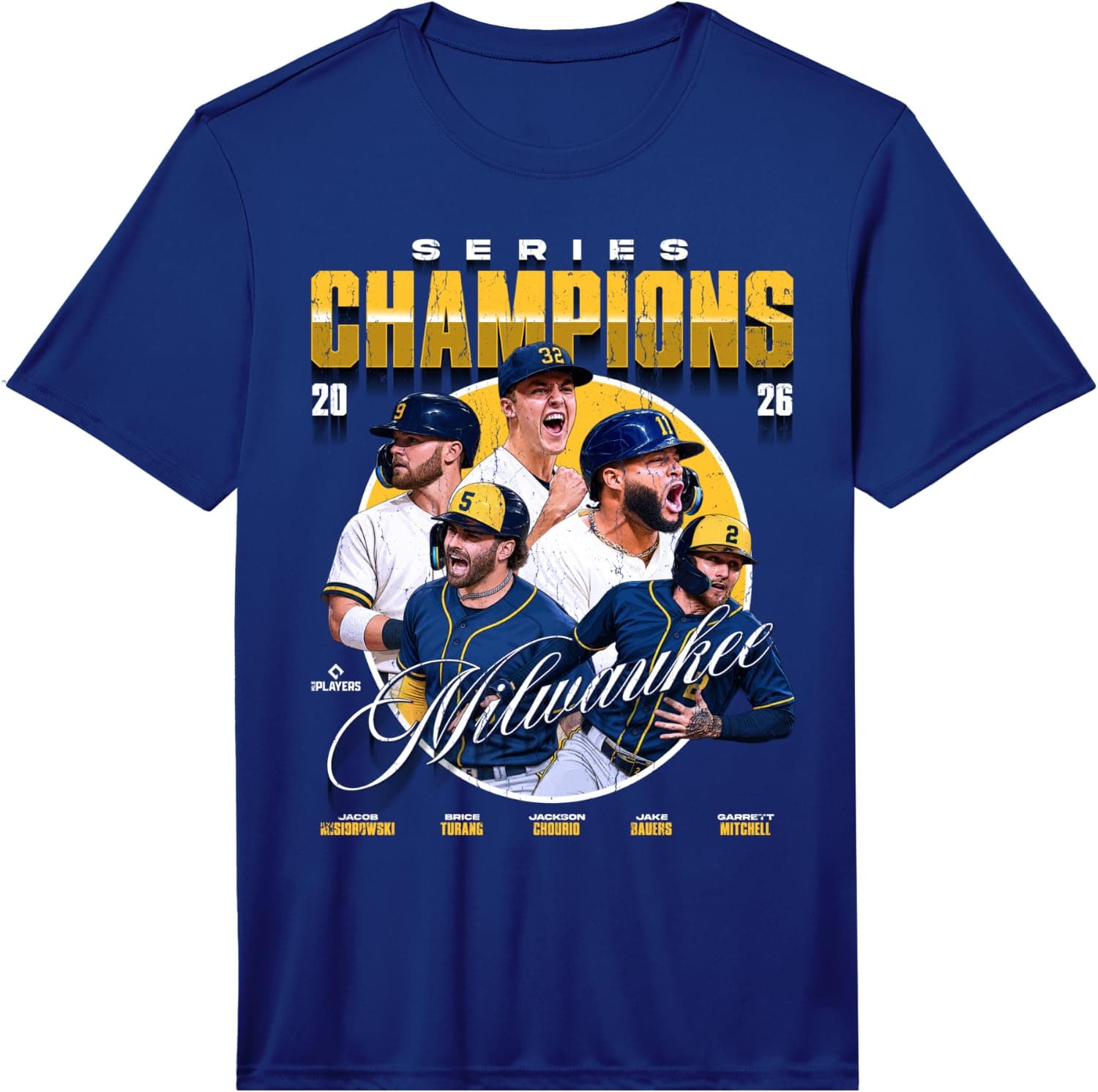 Milwaukee | 2026 World Champions | Official MLBPA Performance T-Shirt - Trending POD product with BSR 717,180