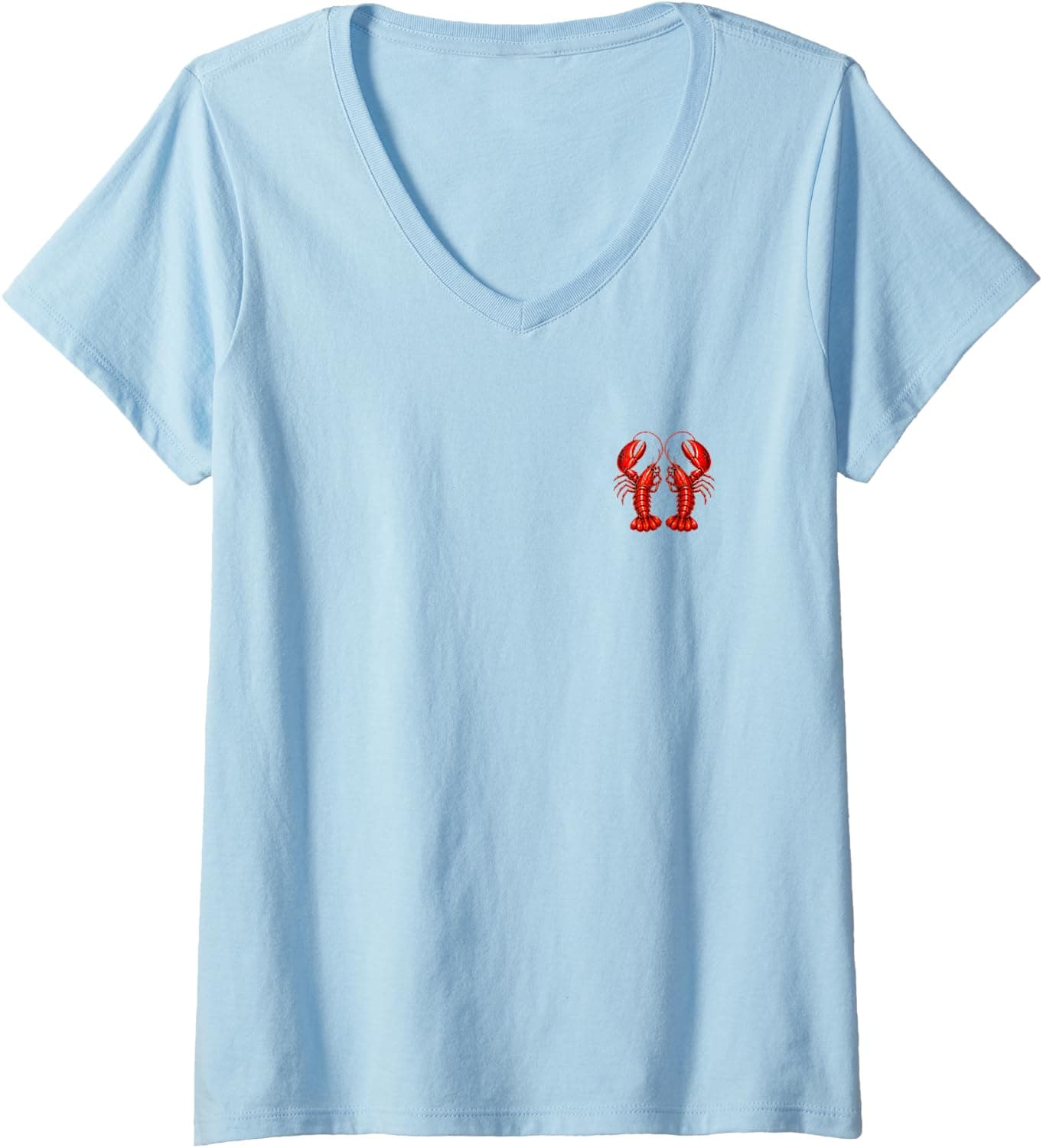 Women's Salty Breeze Port Wenn Two-Sided Lobster Coastal Inn V-Neck T-Shirt - Trending POD product with BSR 1,041,761