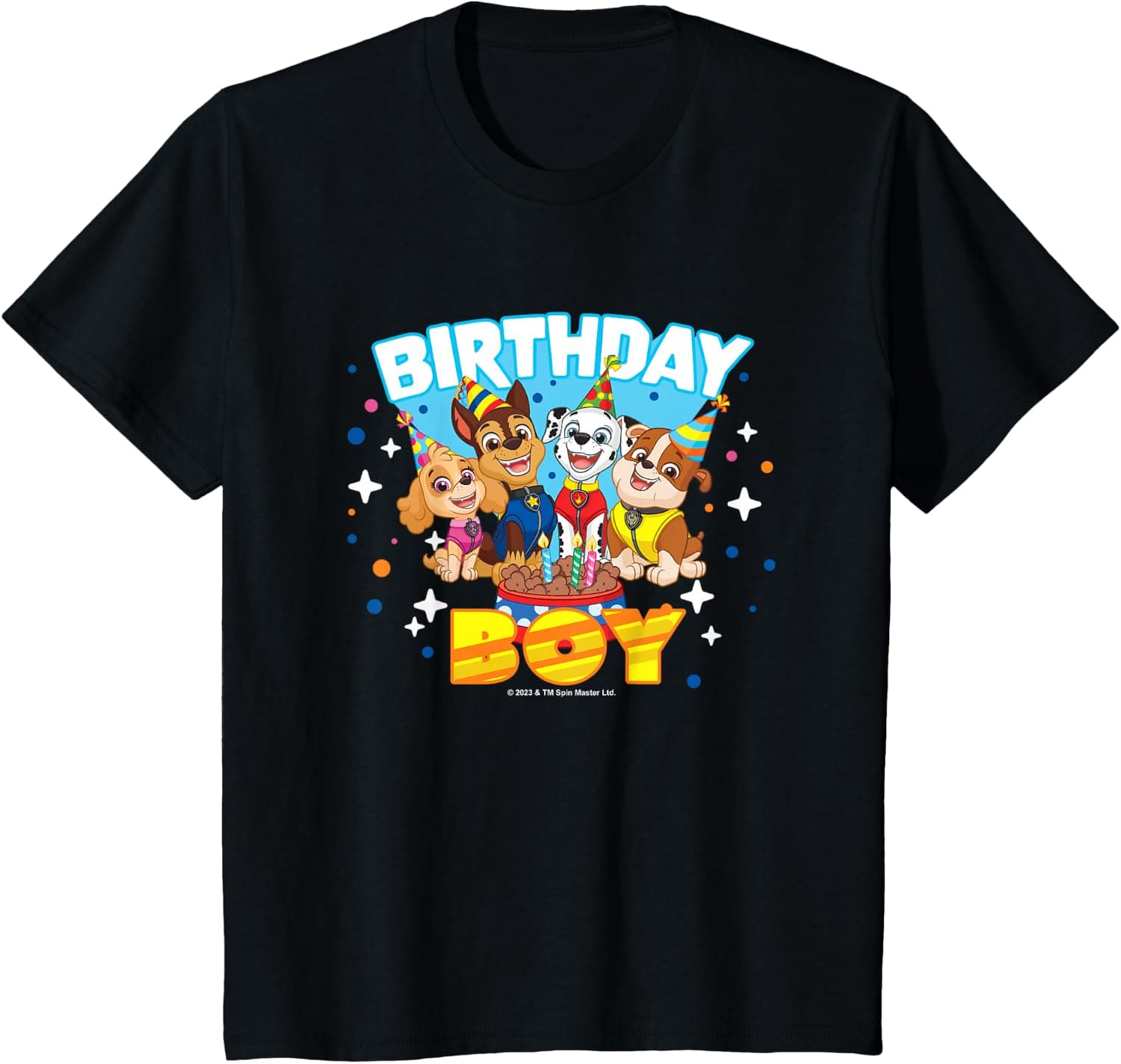 Kids PAW Patrol Birthday Boy Friendly Group Celebration T-Shirt - Trending POD product with BSR 135,690