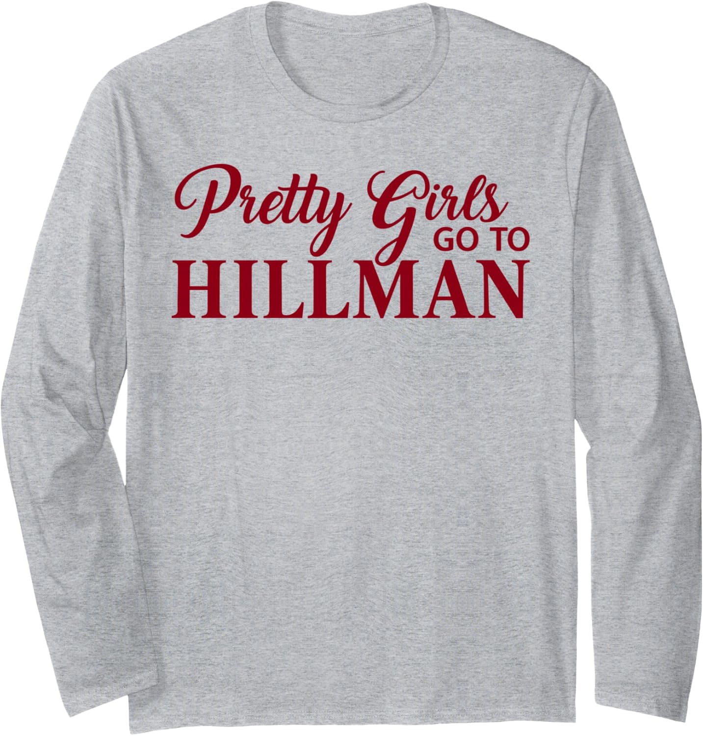 Pretty Vintage Girls College Typography Graphic Long Sleeve T-Shirt - Trending Amazon merch on demand shirt with BSR 1,946,453
