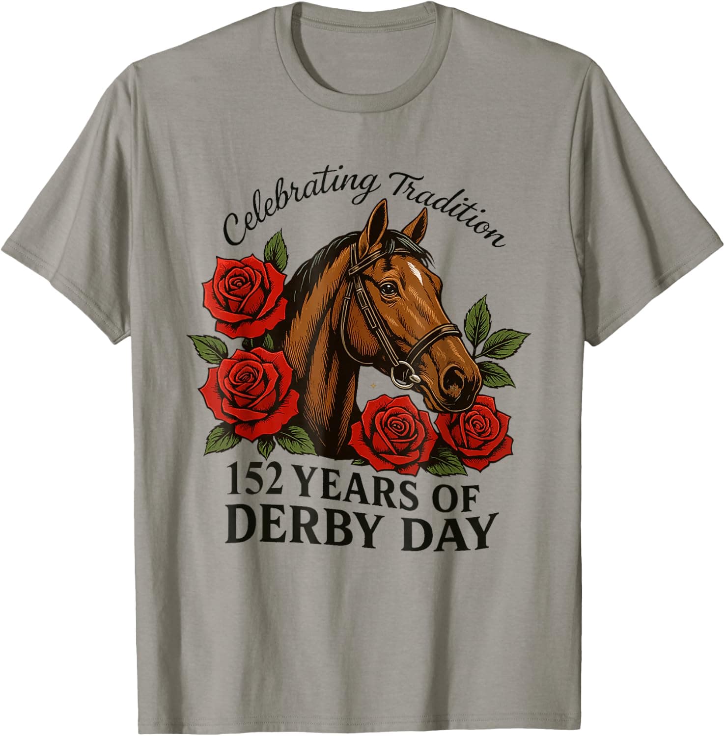 Celebrating 152 Years Derby Day Vintage Horse Racing T-Shirt - Trending POD product with BSR 157,819
