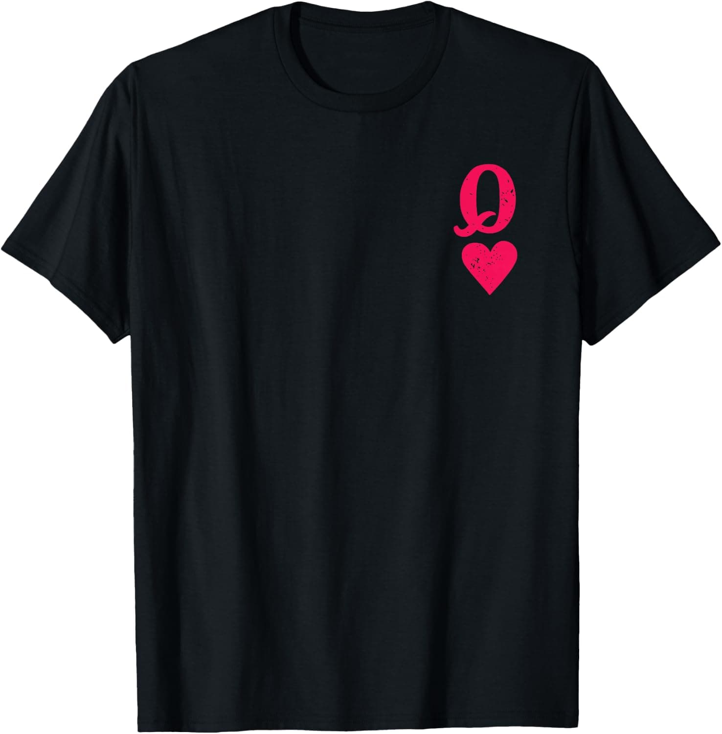 (ON Back) Women Girls V-Day Queen of The Hearts Valentines T-Shirt - Trending POD product with BSR 298,009