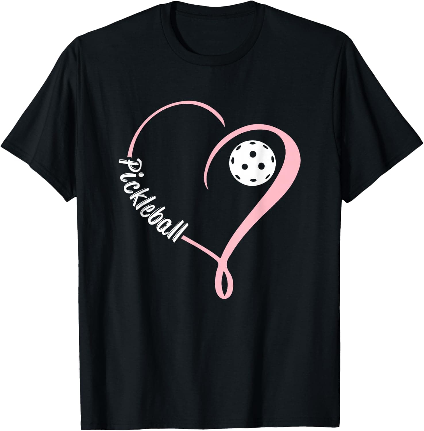 Pickleball Shirts Ladies Valentine's Day Pickleball Lover T-Shirt - Trending POD product with BSR 125,647