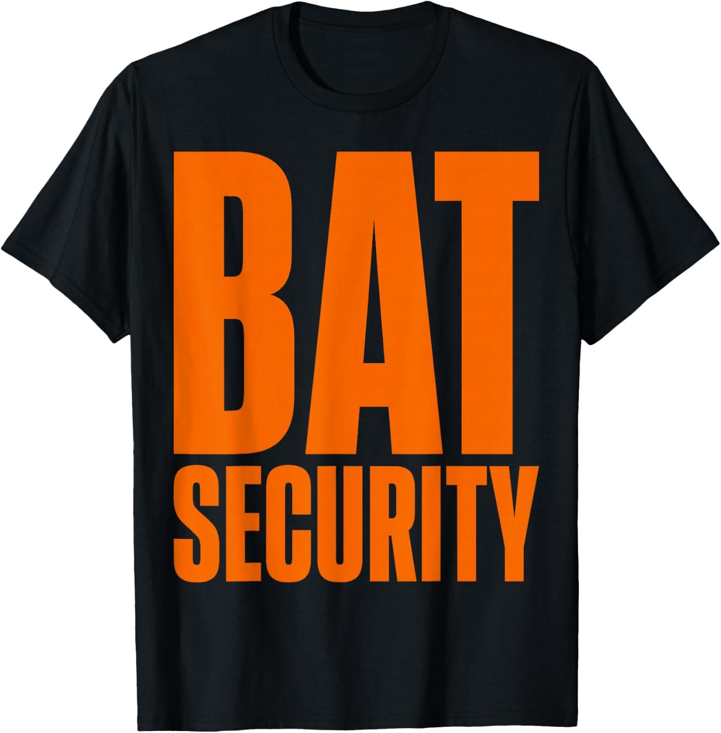 Bat Security Halloween Role Humor T-Shirt - Trending Amazon merch on demand shirt with BSR 1,184,773