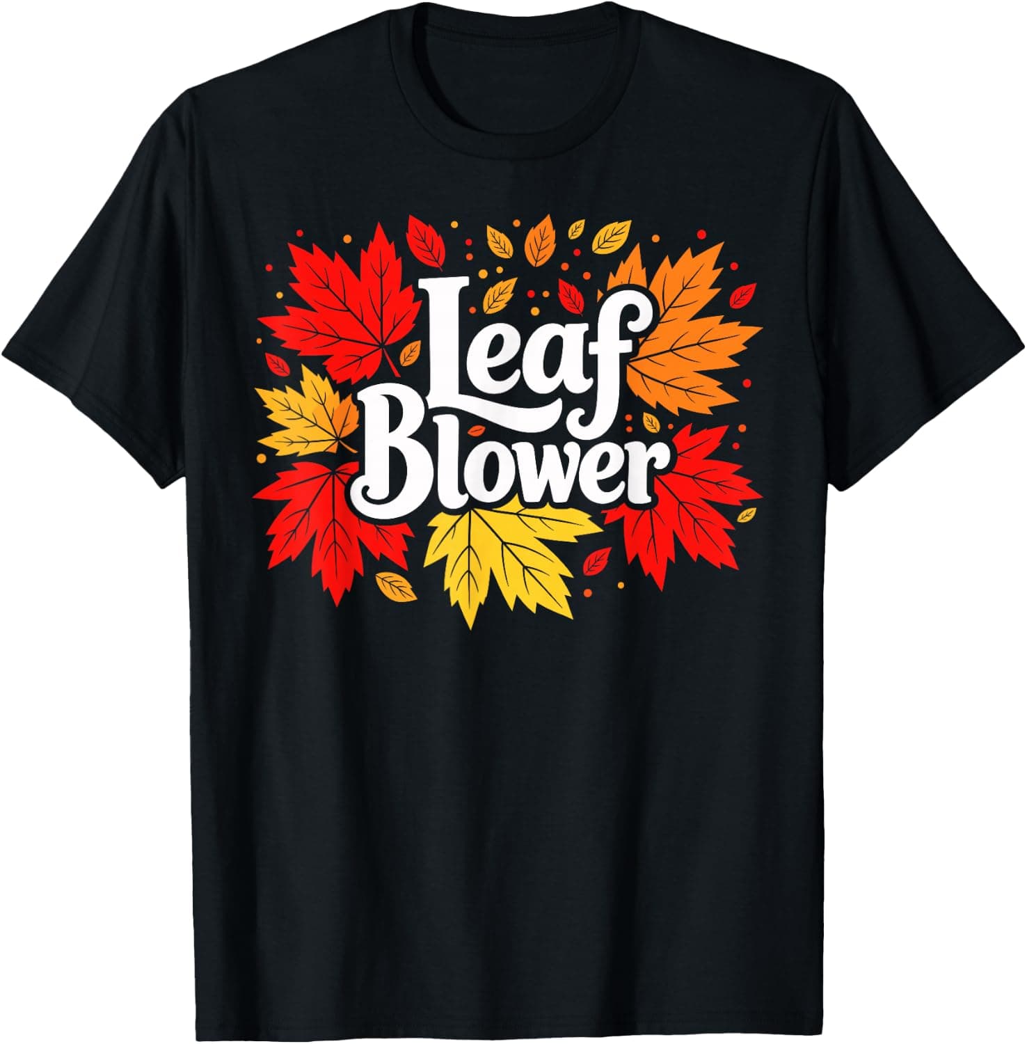 Funny Leaf Blower Fall Costume Couple Halloween Matching T-Shirt - Trending Amazon merch on demand shirt with BSR 2,368,340