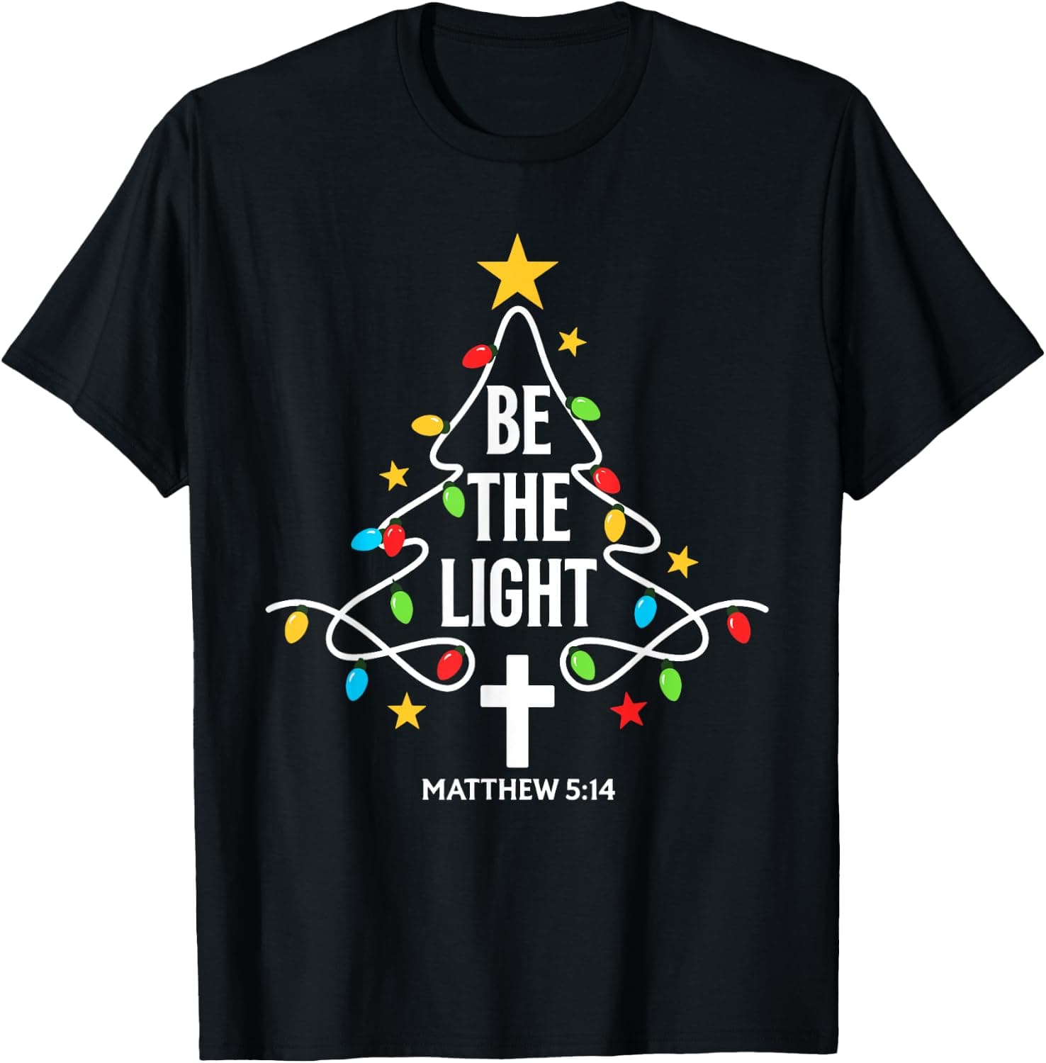 Lights Retro Xmas Matching T-Shirt - Trending Amazon merch on demand shirt with BSR 1,290,246