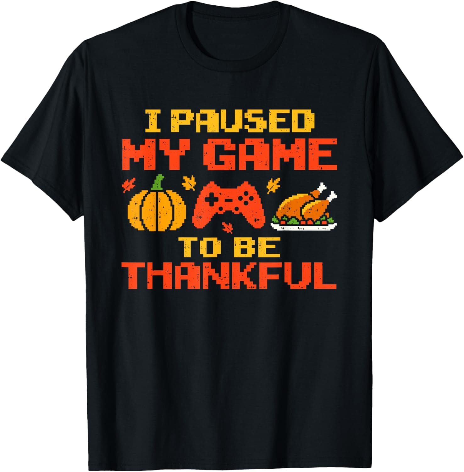 I Paused My Game to Be Thankful Thanksgiving Gamer Boys Mén T-Shirt - Trending POD product with BSR 623,790