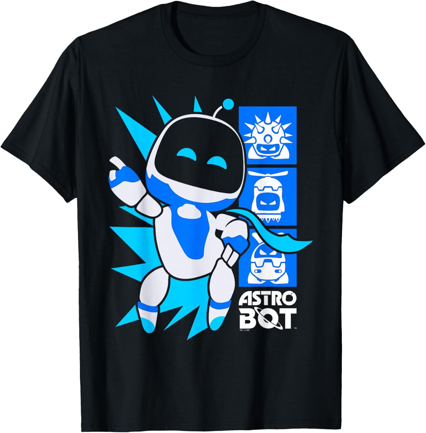 Astro Bot Rescue Mission Victory Pose Video Game T-Shirt - Trending POD product with BSR 126,491