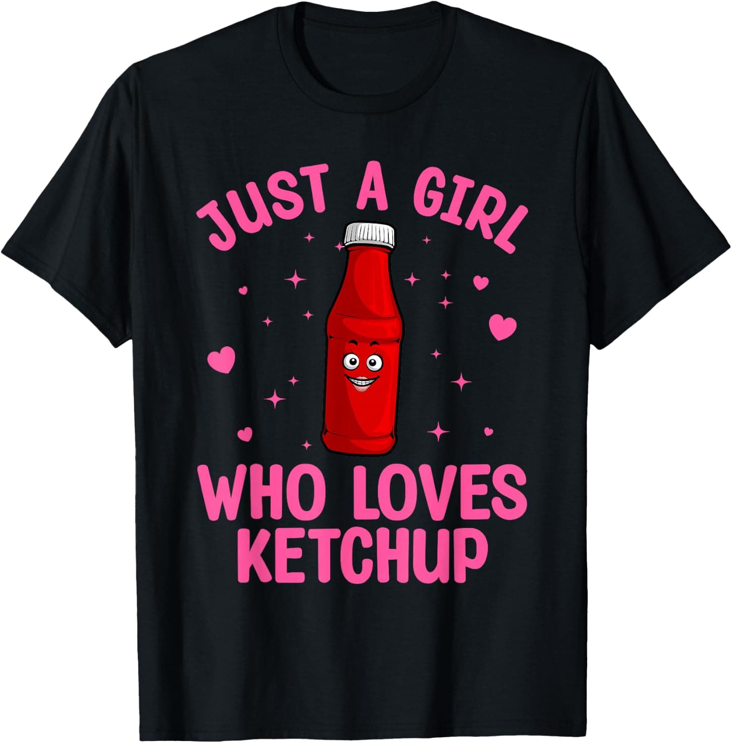 Cool Ketchup Art for Women Girls Kid Ketchup Novelty Ketchup T-Shirt - Trending Amazon merch on demand shirt with BSR 2,179,136