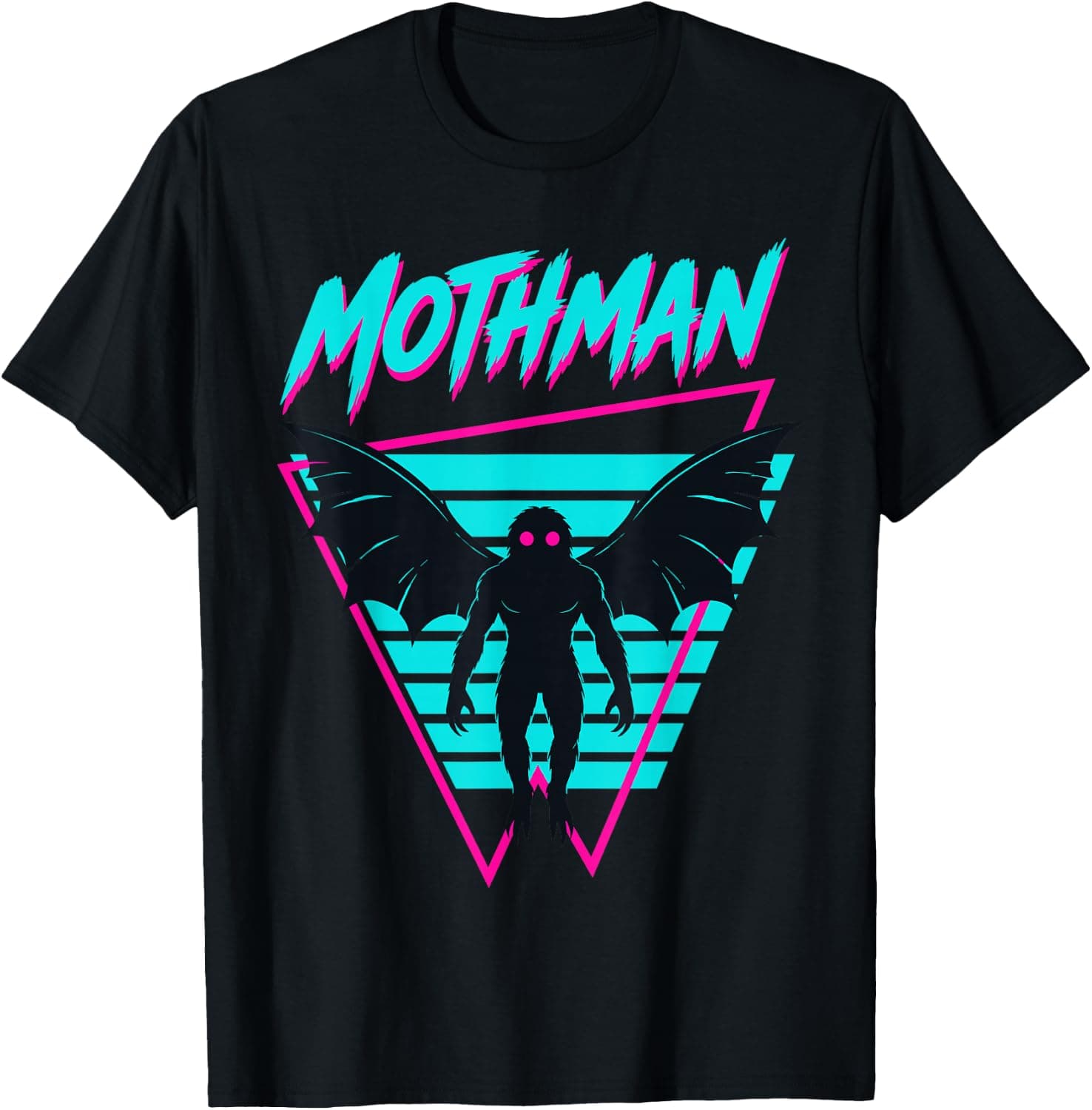 Mothman Art for Men Women Kids Cryptid Folklore Moth Man T-Shirt - Trending Amazon merch on demand shirt with BSR 1,281,768