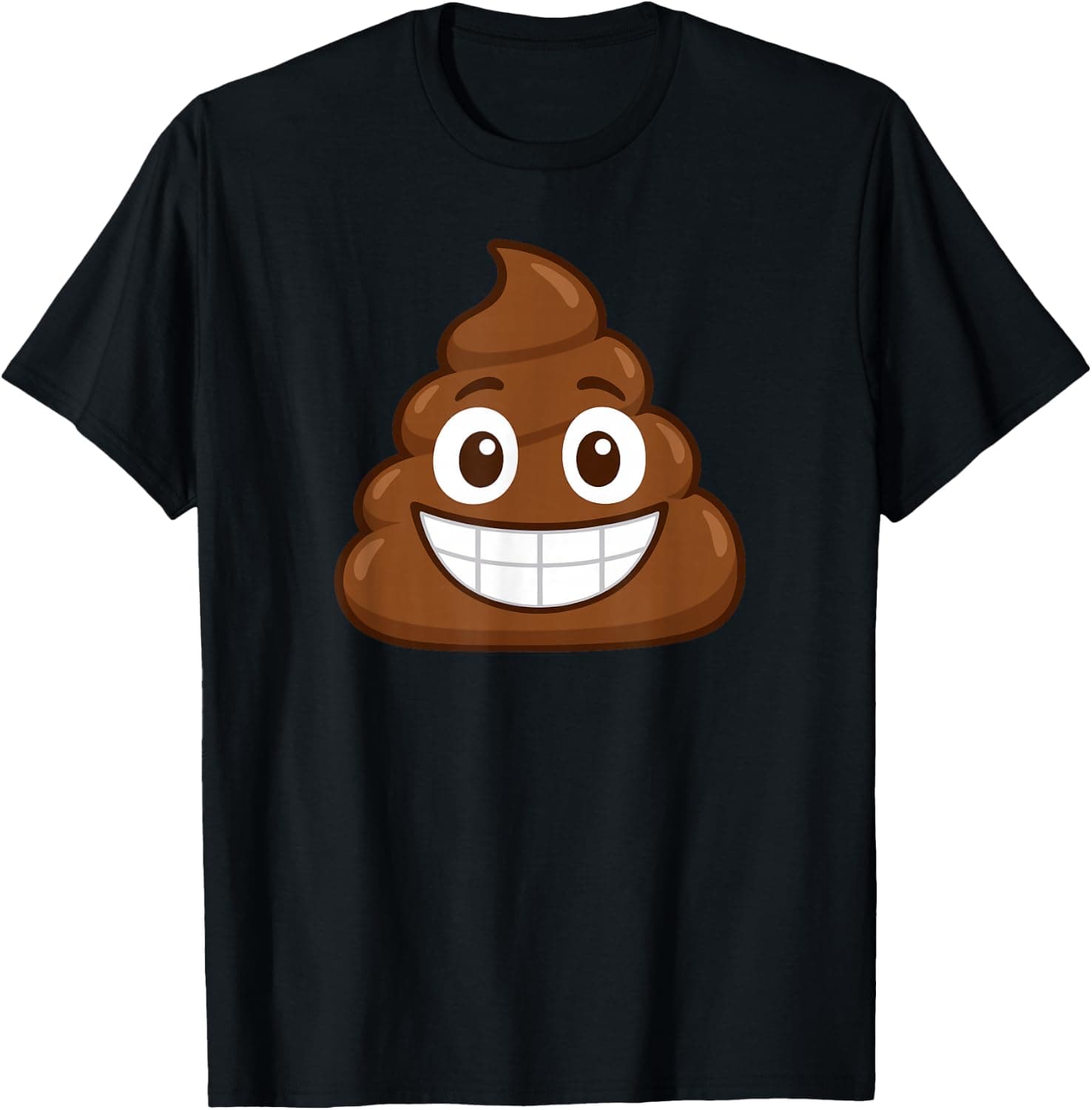 Happy Poop T-Shirt - Trending Amazon merch on demand shirt with BSR 1,348,776