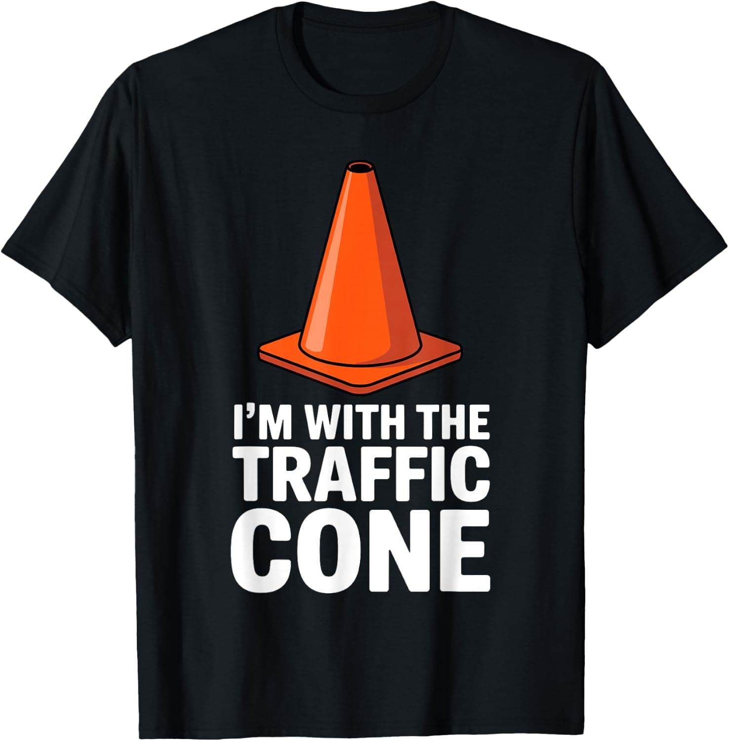 Funny Traffic Cone Costume for Men Women Kids Traffic Cone T-Shirt - Trending POD product with BSR 343,452