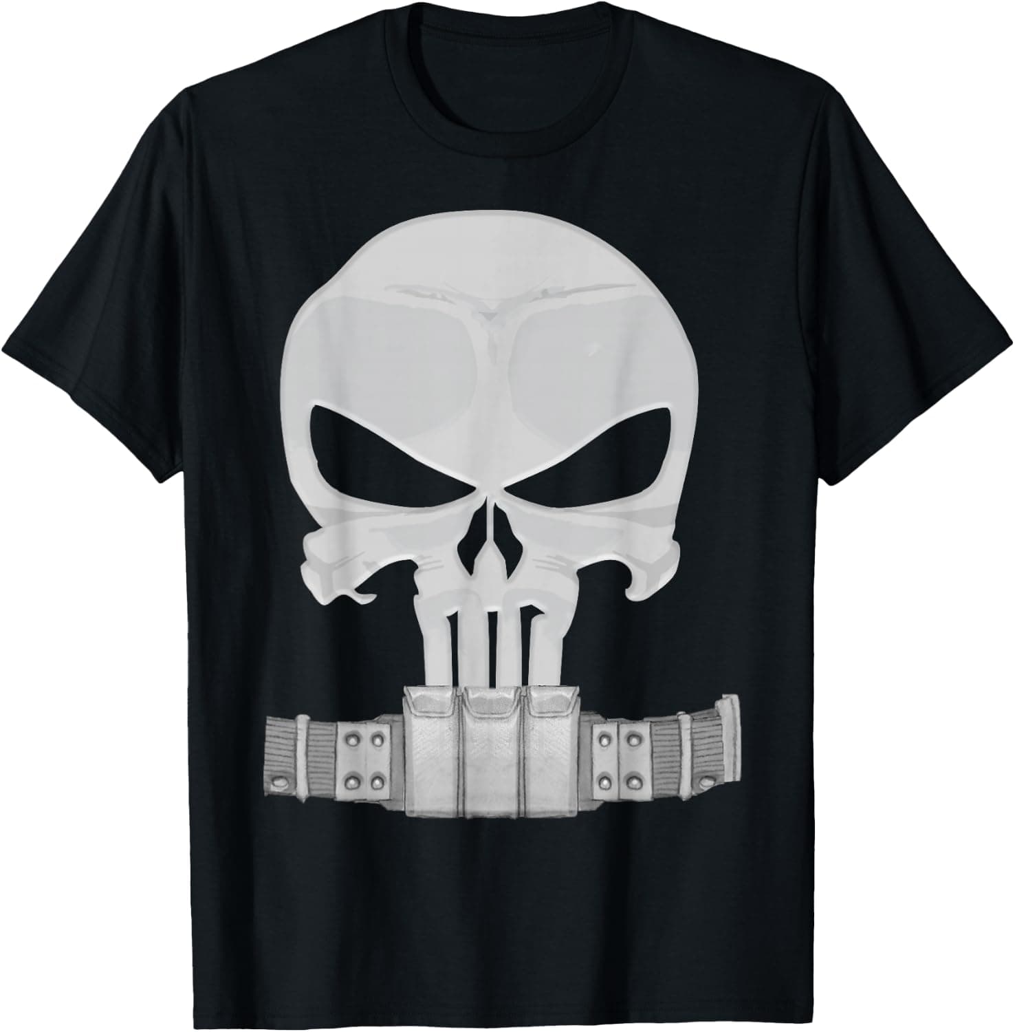 Marvel Comics The Punisher Skull Mask Halloween Costume T-Shirt - Trending Amazon merch on demand shirt with BSR 572,259
