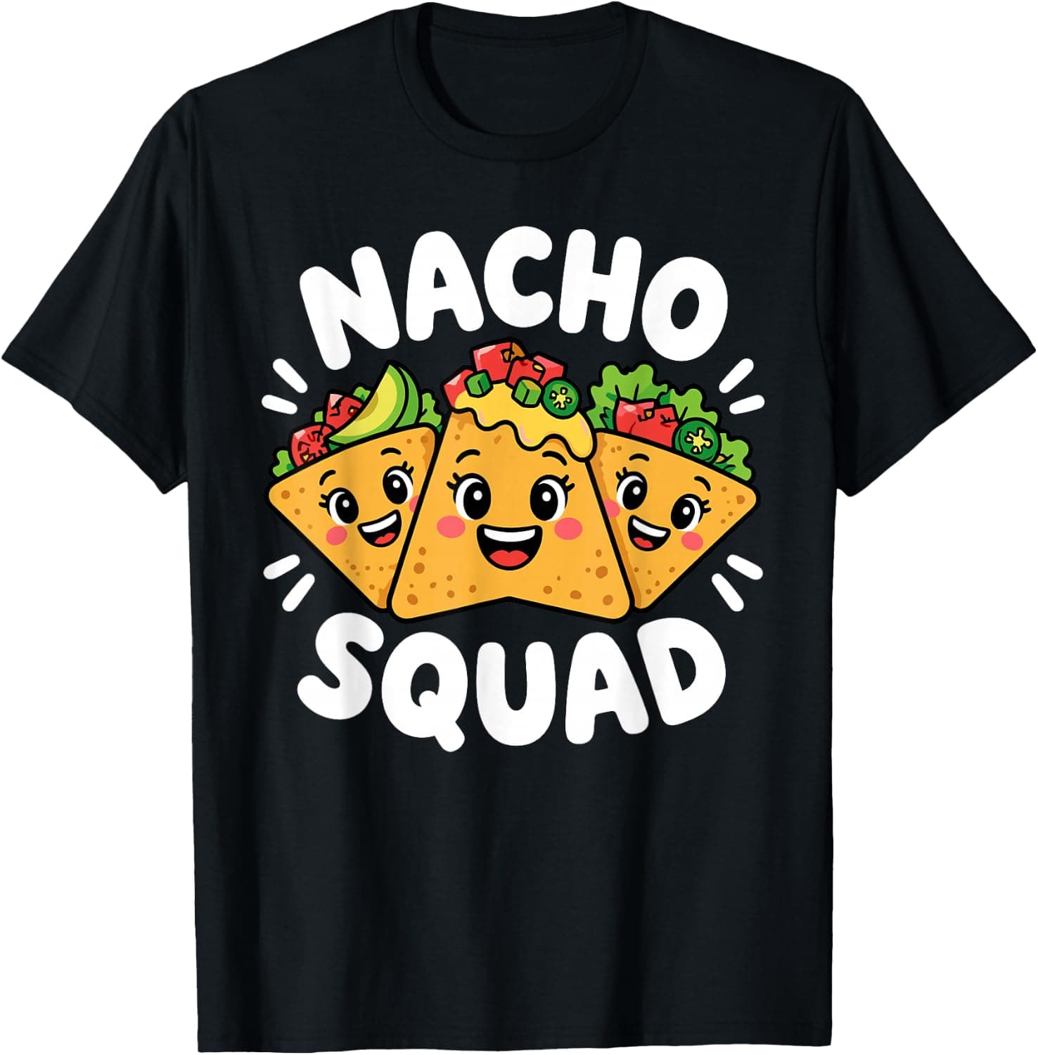 Nacho Costume for Men Women Kids Cheese Chips Nacho T-Shirt - Trending Amazon merch on demand shirt with BSR 854,285