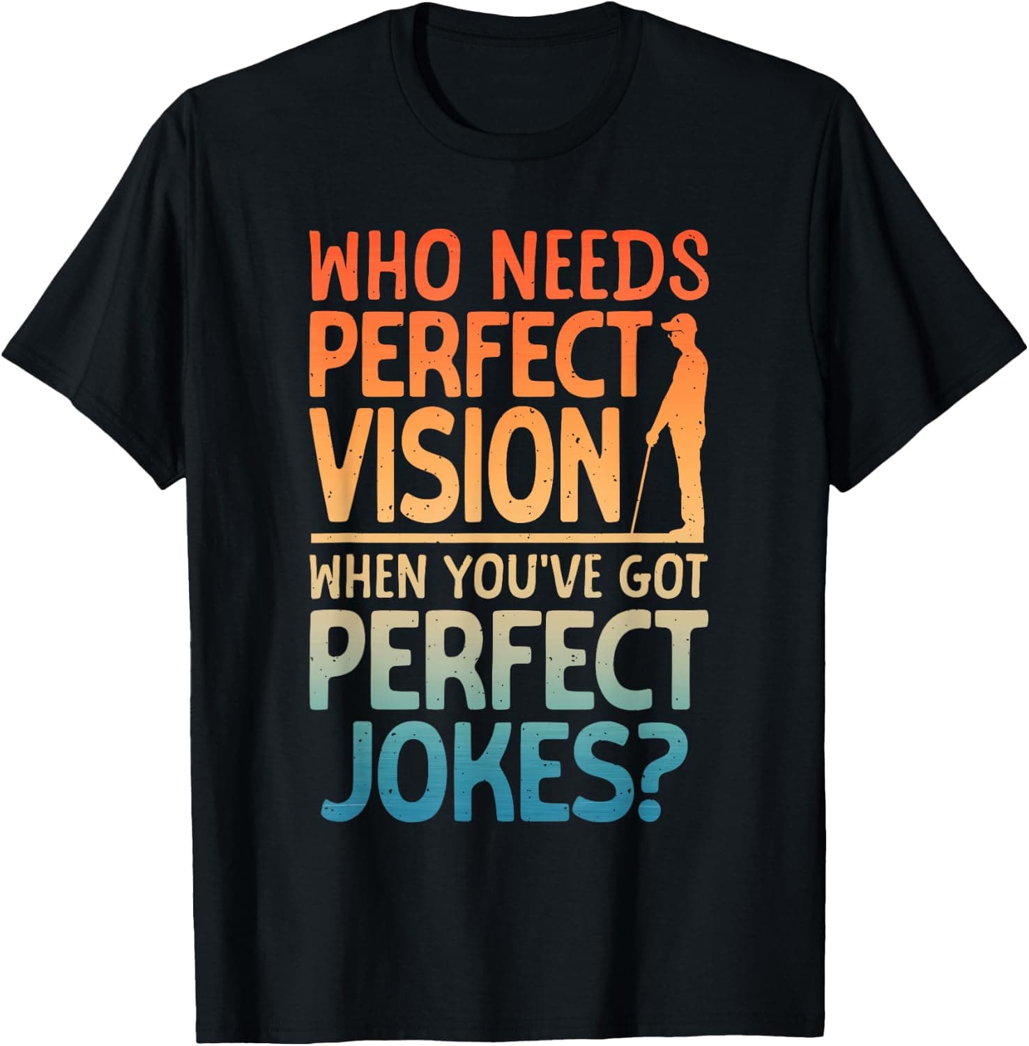 Blind Person Art for Men Women Vision Impaired Blind People T-Shirt - Trending Amazon merch on demand shirt with BSR 2,181,716