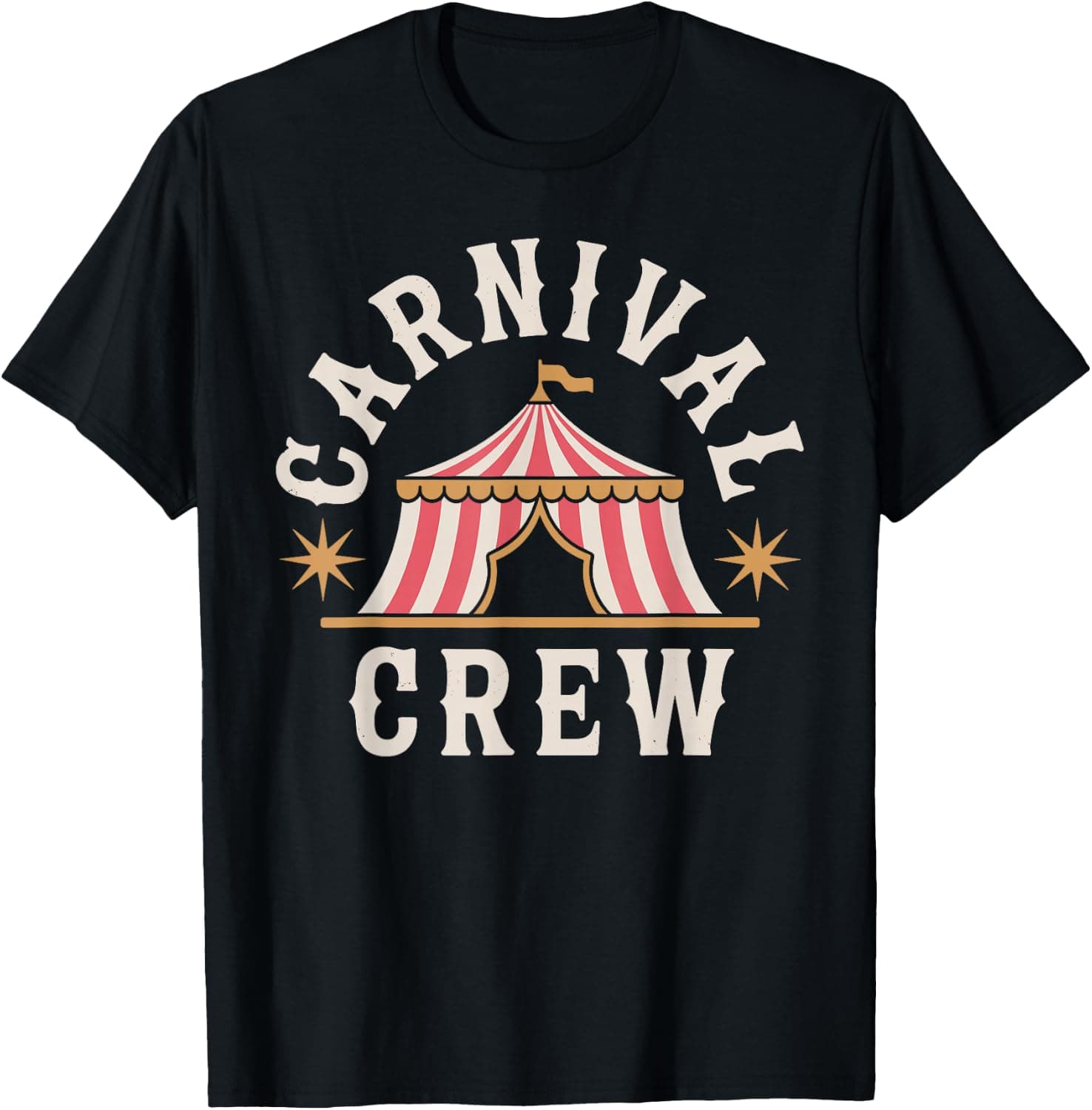 Carnival Crew Art for Men Women Kids Circus Carnival Staff T-Shirt - Trending Amazon merch on demand shirt with BSR 734,130