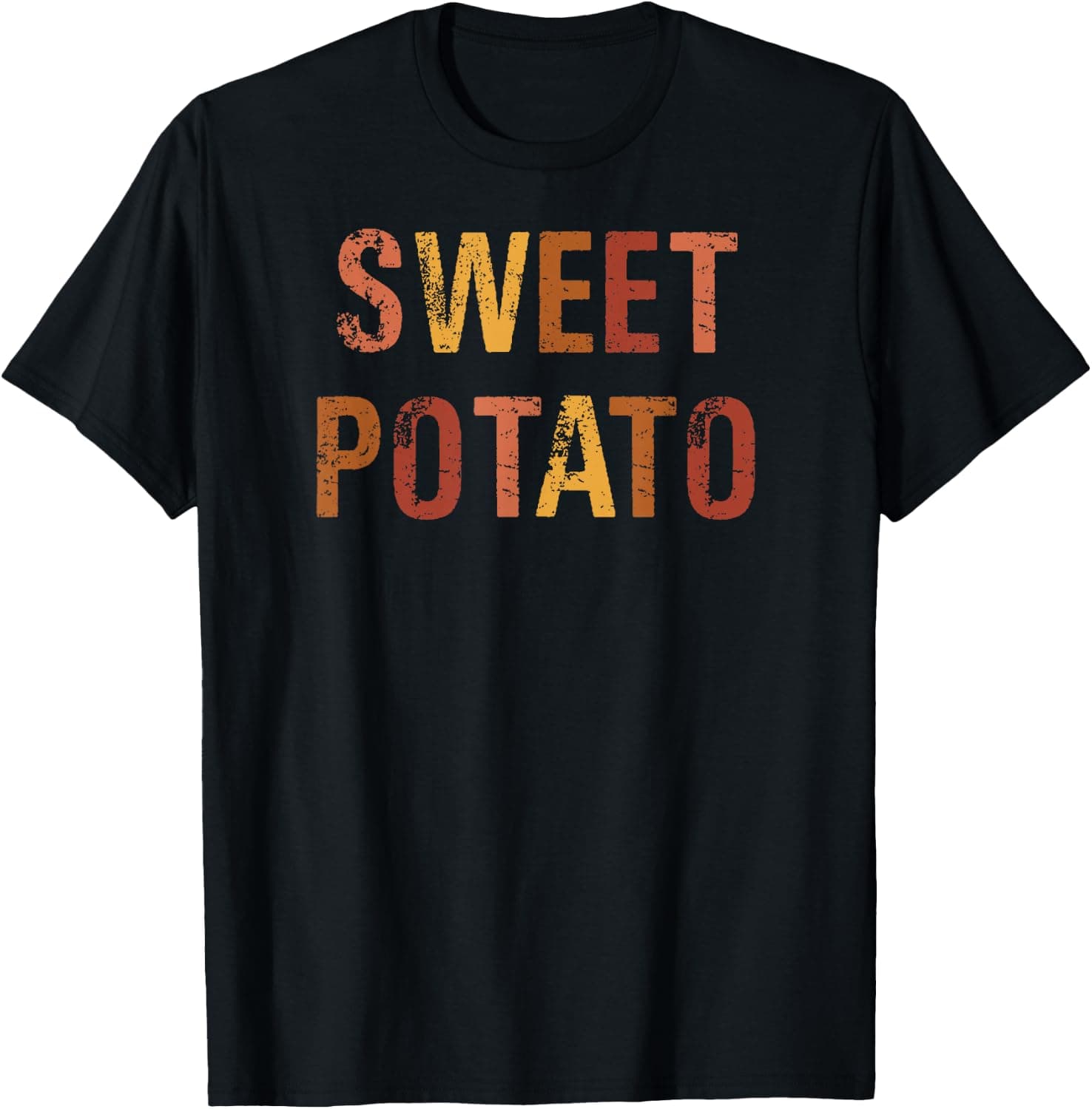 Sweet Potato and Grouchy Potato Thanksgiving Couple Matching T-Shirt - Trending Amazon merch on demand shirt with BSR 1,504,599